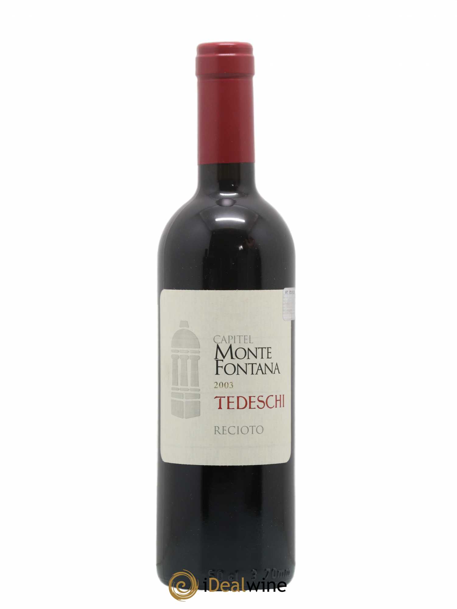 Italie Tedeschi Capitel Monte Fontana Recioto 50cl 2003 - Lot de 1 bouteille - 0