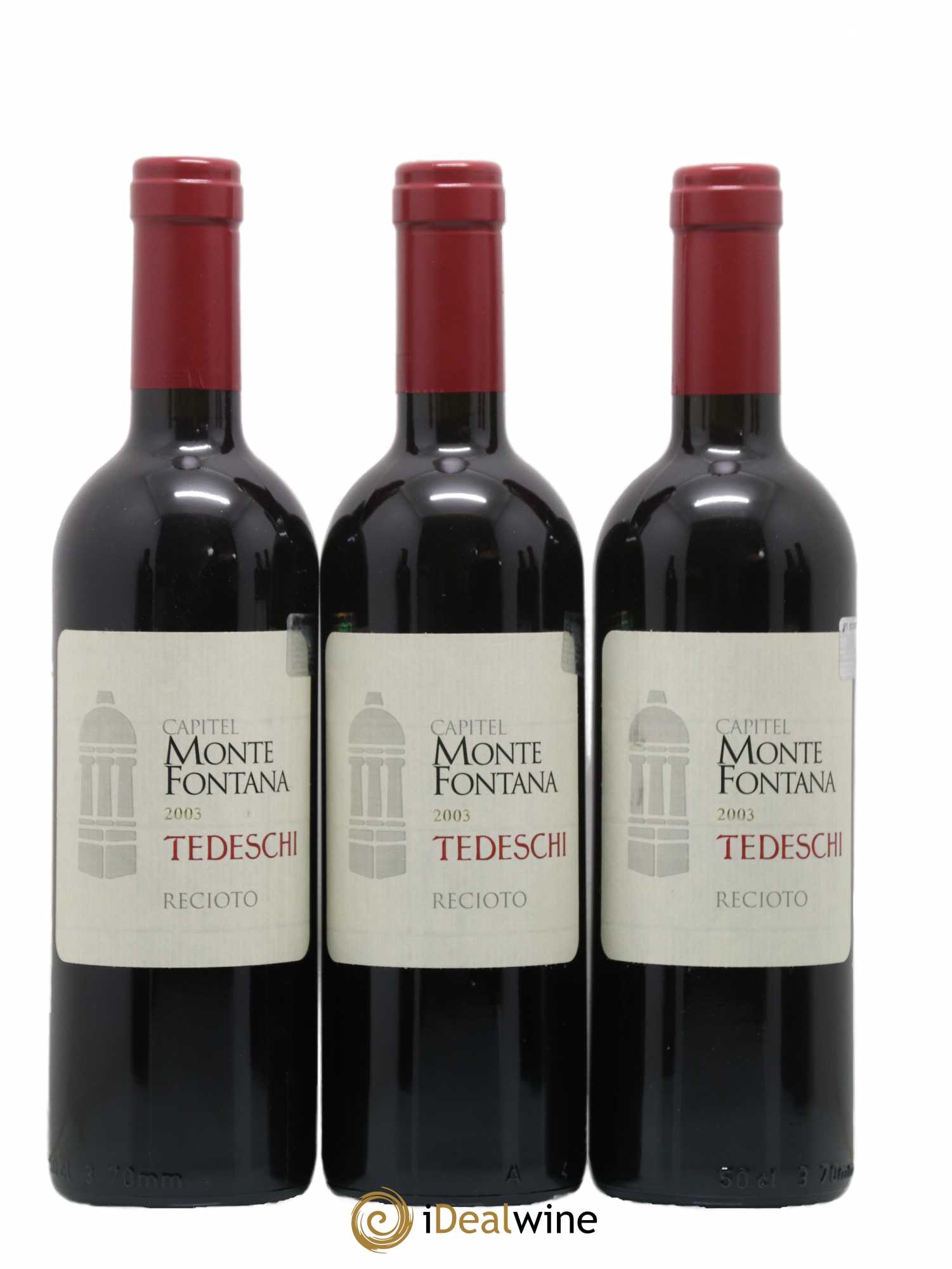 Italie Tedeschi Capitel Monte Fontana Recioto 50cl 2003 - Lot de 6 bouteilles - 2