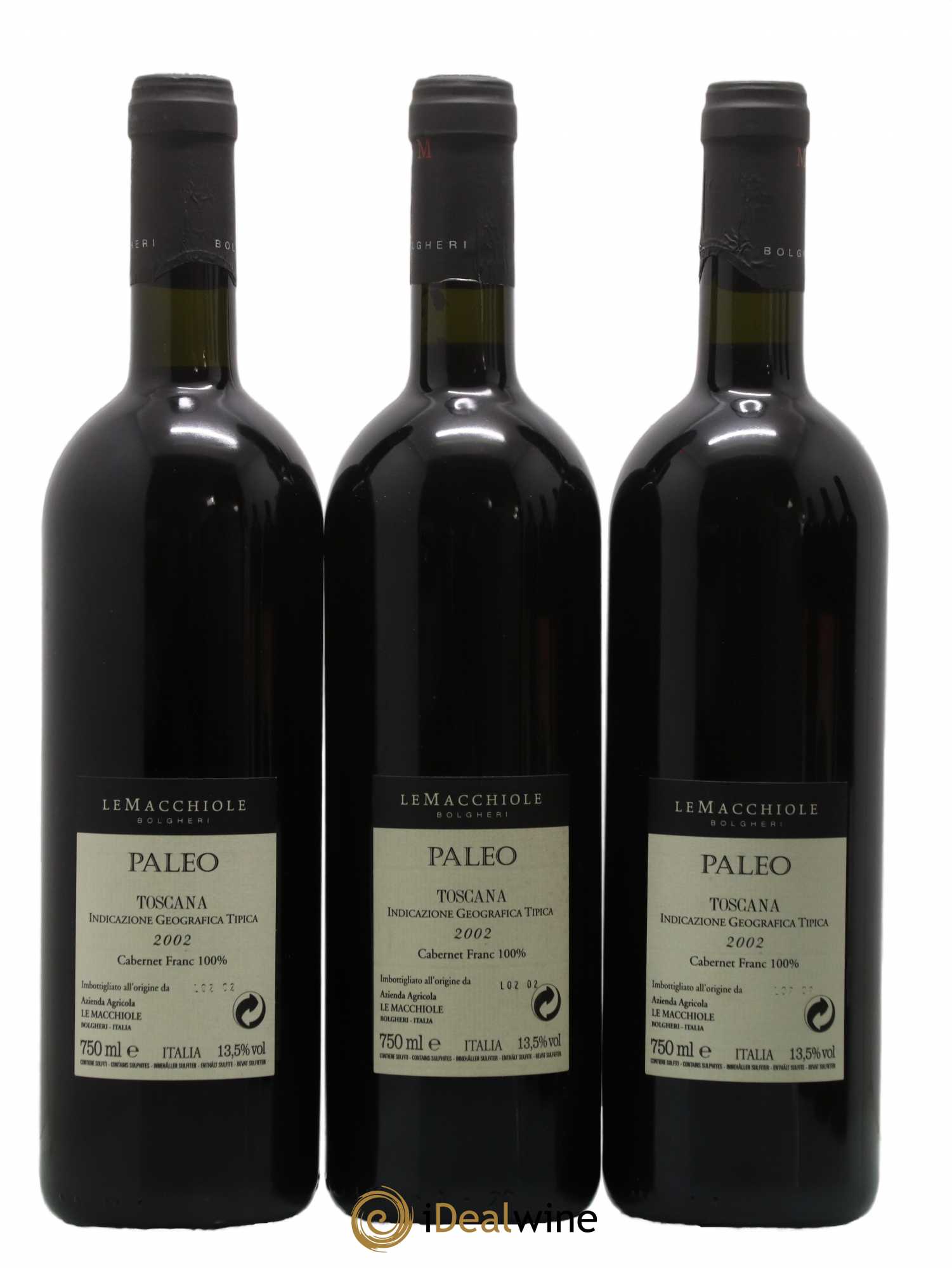 Toscana IGT Le Macchiole Paleo Rosso 2002 - Lot de 6 bouteilles - 2