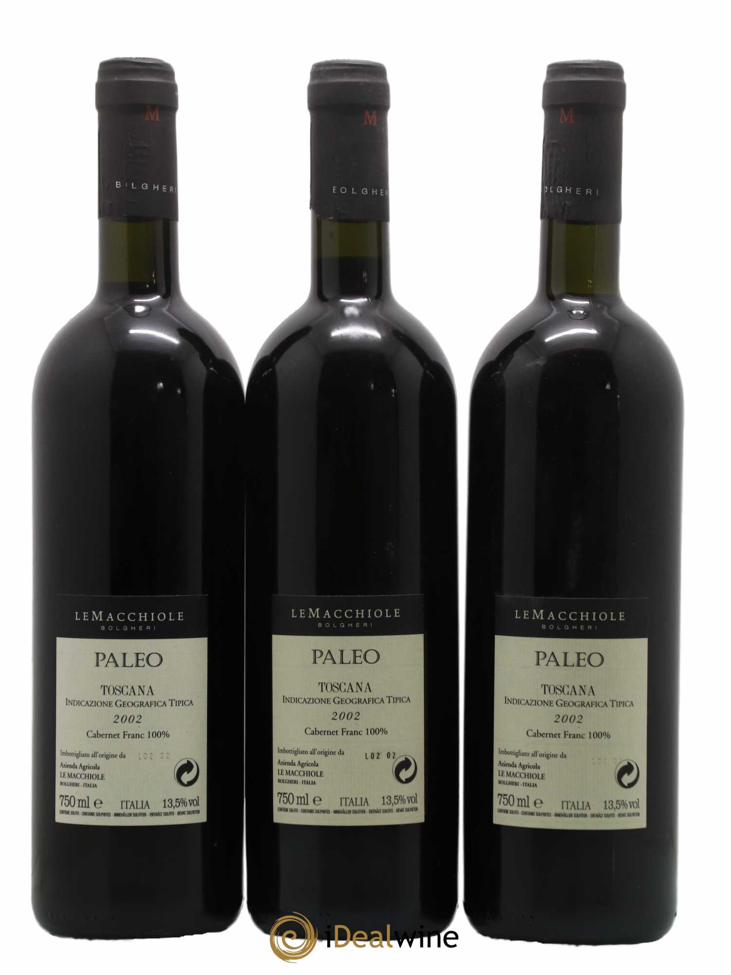 Toscana IGT Le Macchiole Paleo Rosso 2002 - Lot de 6 bouteilles - 4