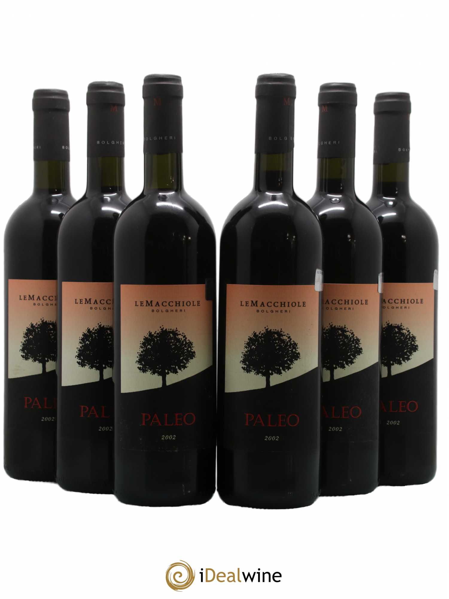 Toscana IGT Le Macchiole Paleo Rosso 2002 - Lot de 6 bouteilles - 0