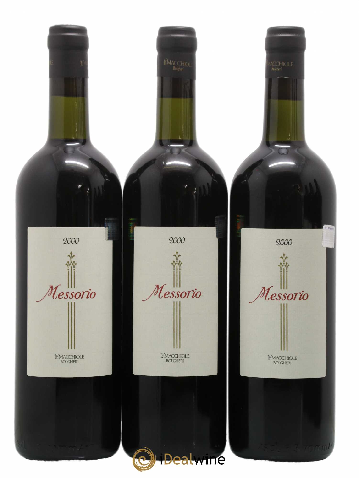 Toscana IGT Le Macchiole Messorio 2000 - Lot de 6 bouteilles - 3