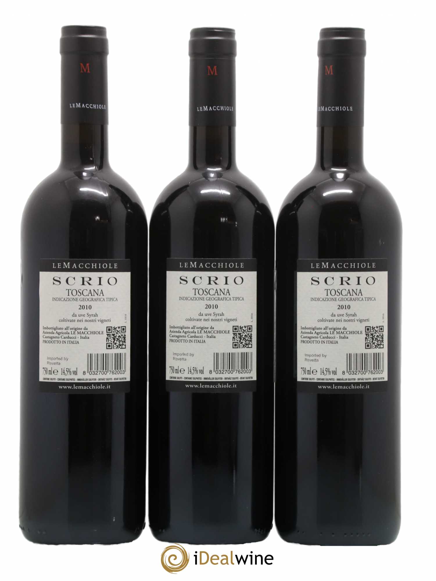 Toscana IGT Le Macchiole Scrio Le Macchiole 2010 - Lot of 6 bottles - 4