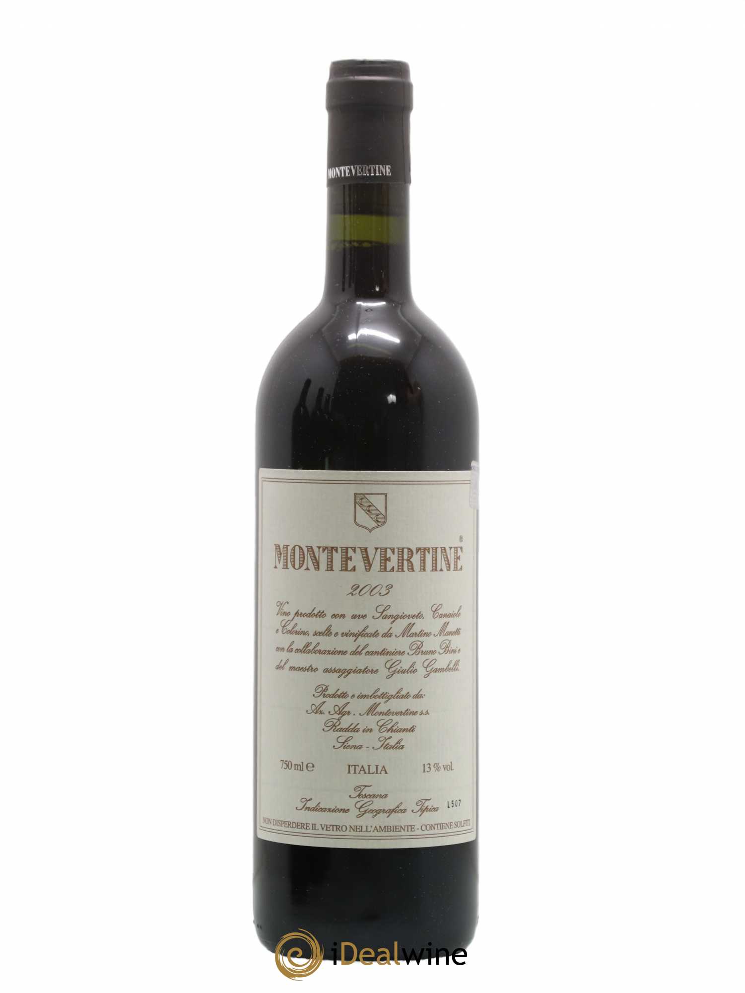 Toscana IGT Montevertine Famille Manetti 2003 - Lot de 1 bouteille - 0