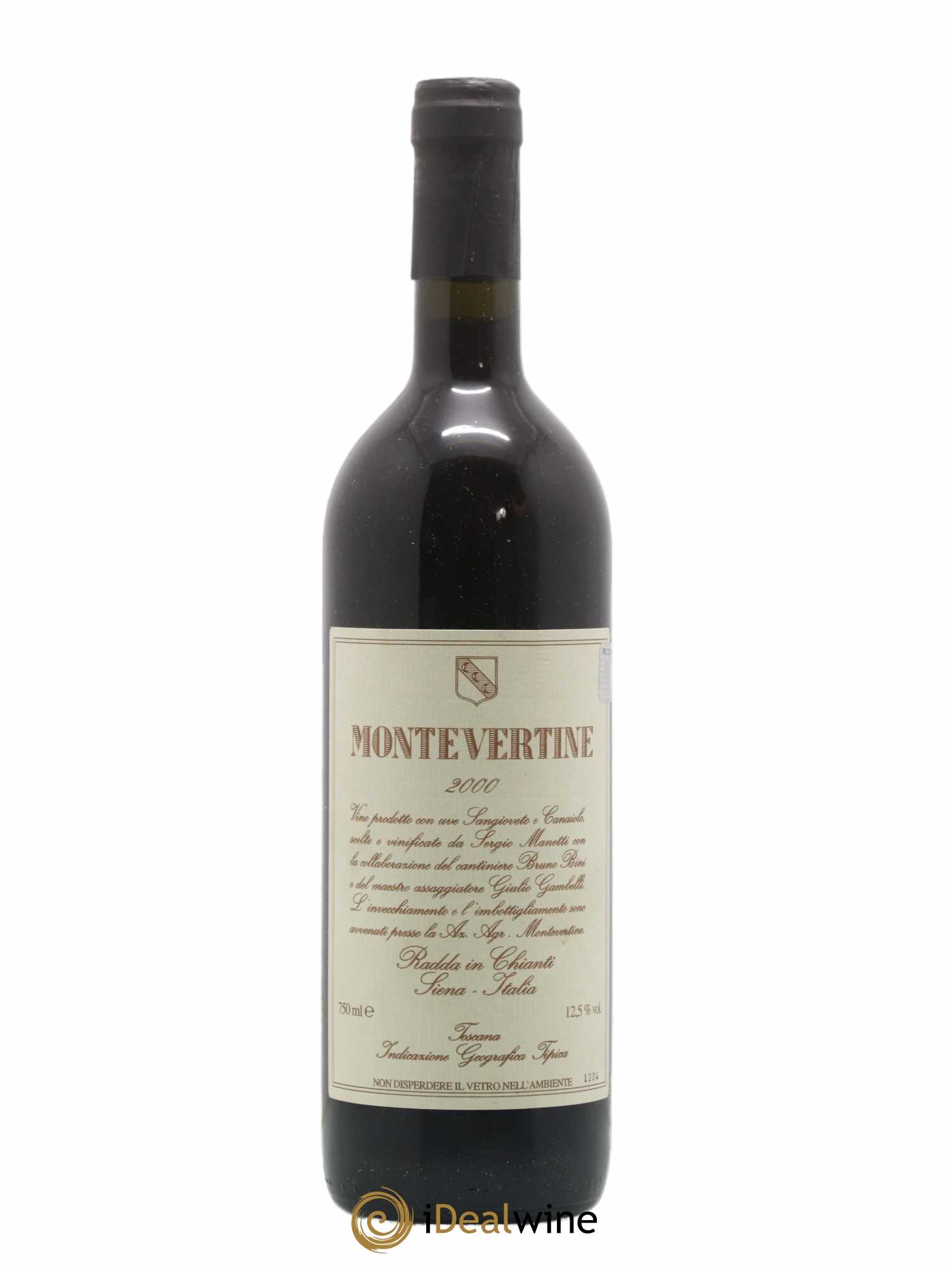 Toscana IGT Montevertine Famille Manetti 2000 - Lot de 1 bouteille - 0