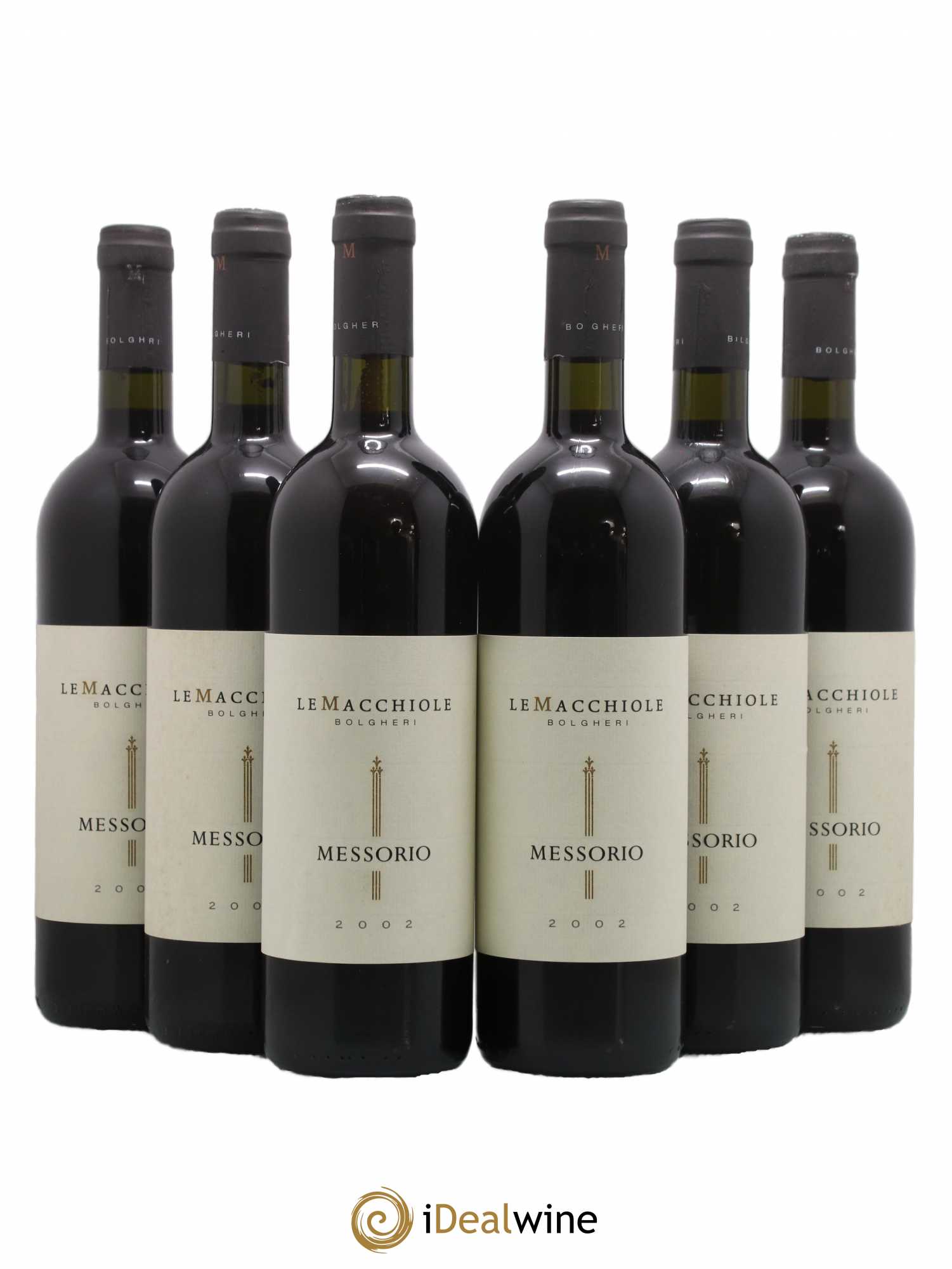 Toscana IGT Le Macchiole Messorio 2002 - Lot de 6 bouteilles - 0