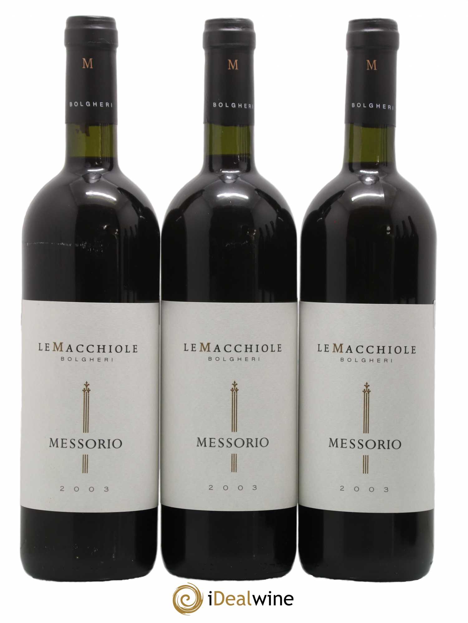 Toscana IGT Le Macchiole Messorio 2003 - Lot de 6 bouteilles - 1