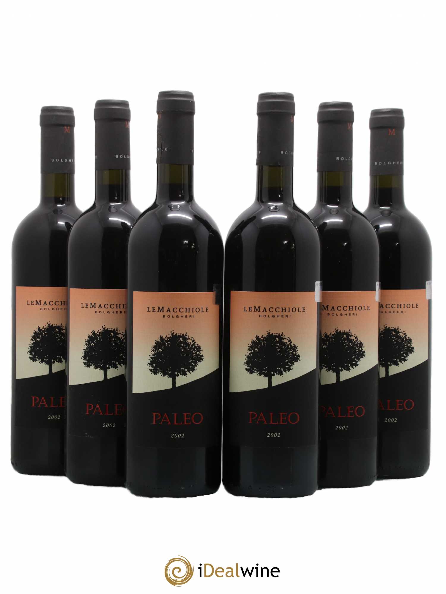 Toscana IGT Le Macchiole Paleo Rosso 2002 - Lot de 6 bouteilles - 0