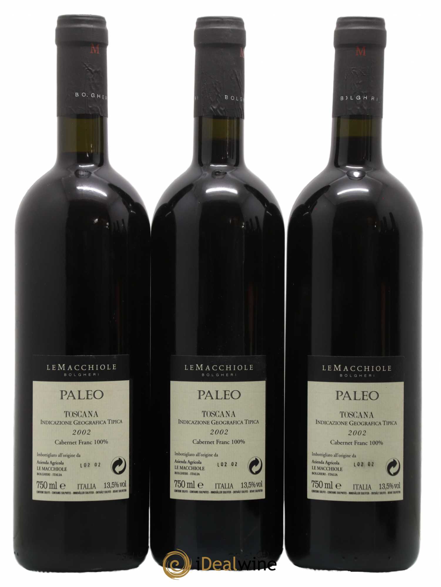 Toscana IGT Le Macchiole Paleo Rosso  2002 - Lot de 6 bouteilles - 2