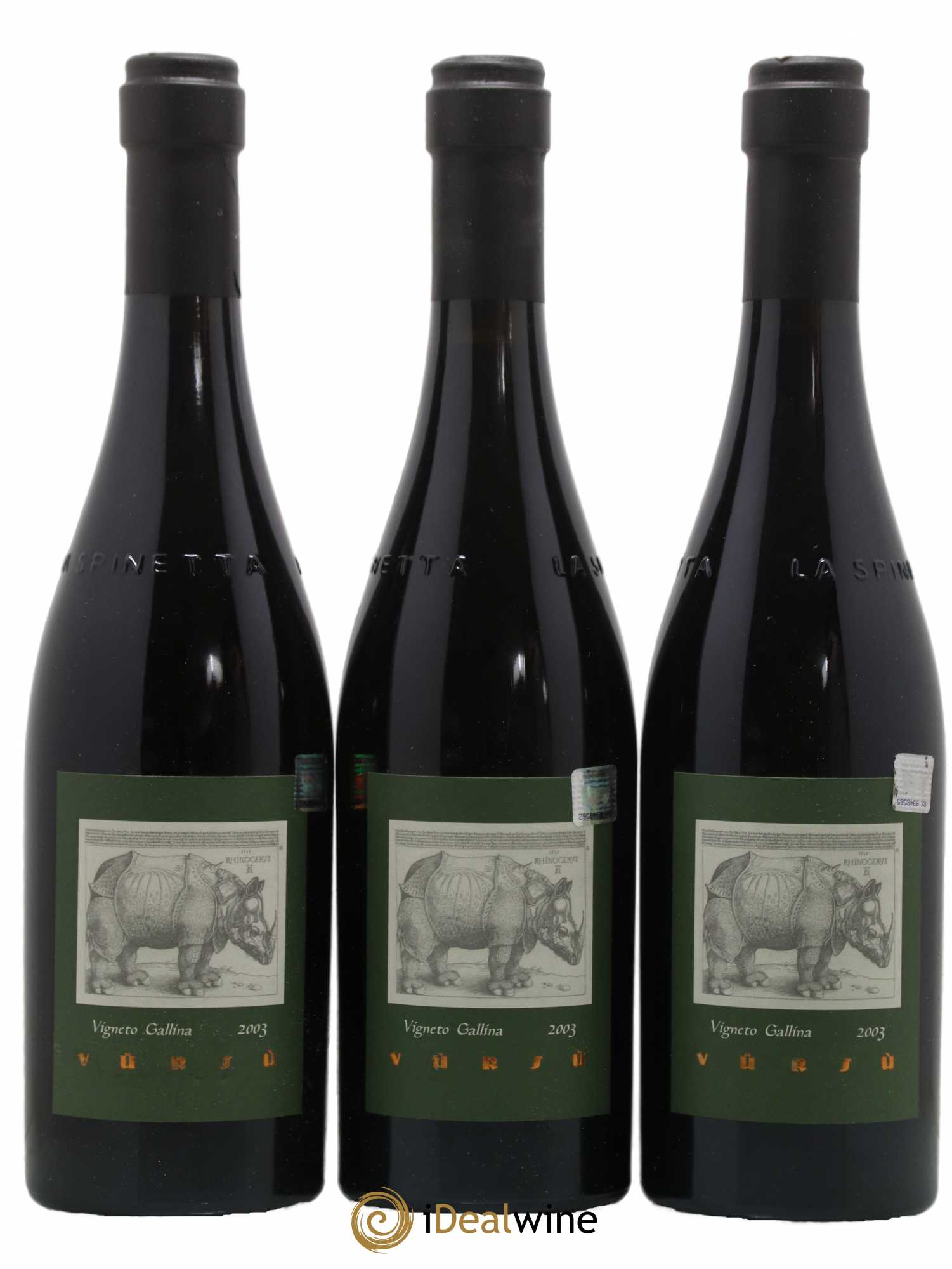 Barbaresco DOCG Vigneto Gallina Vursu La Spinetta - Giorgio Rivetti 2003 - Lot de 6 bouteilles - 3