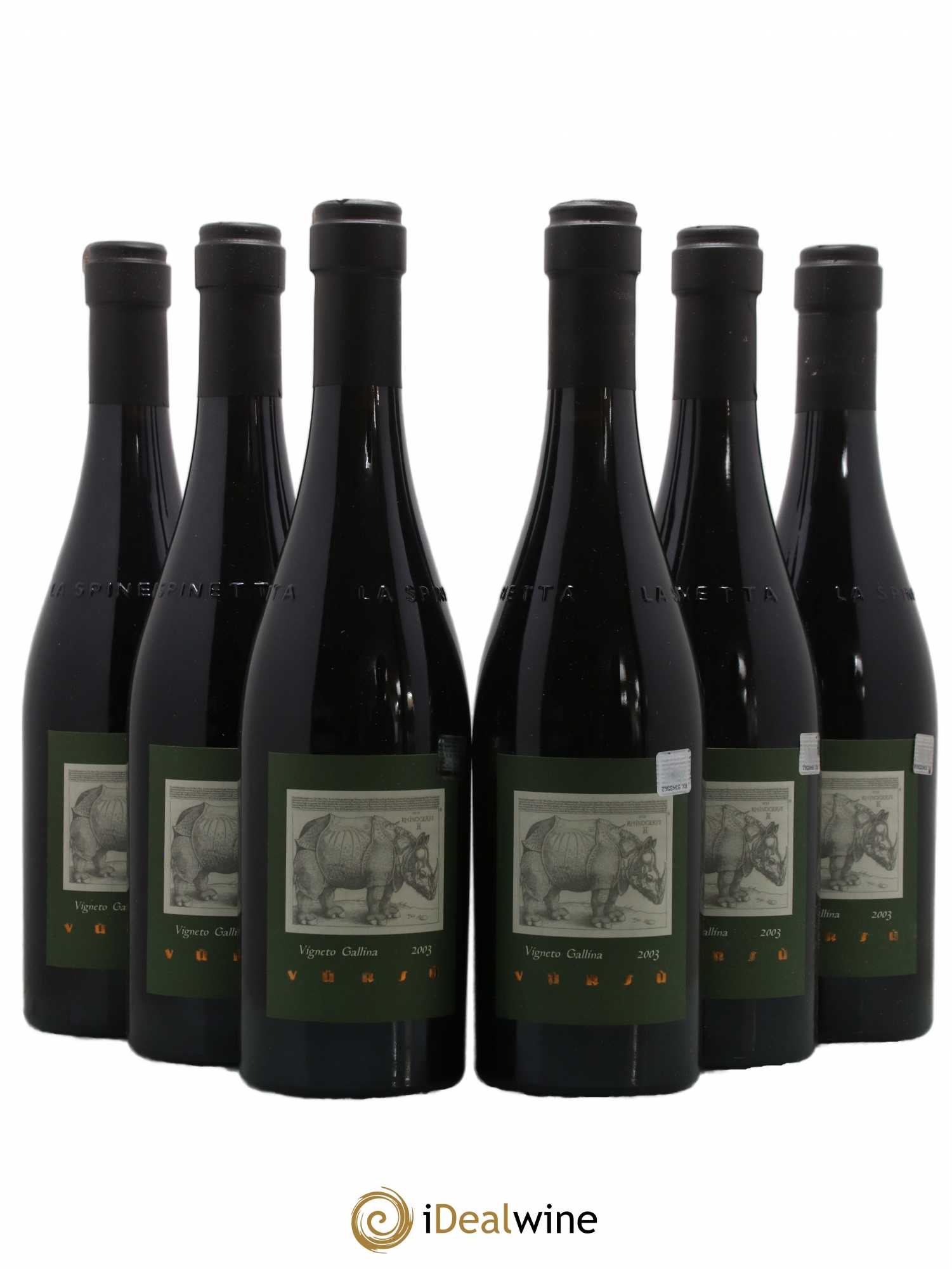 Barbaresco DOCG Vigneto Gallina Vursu La Spinetta - Giorgio Rivetti 2003 - Lot de 6 bouteilles - 0