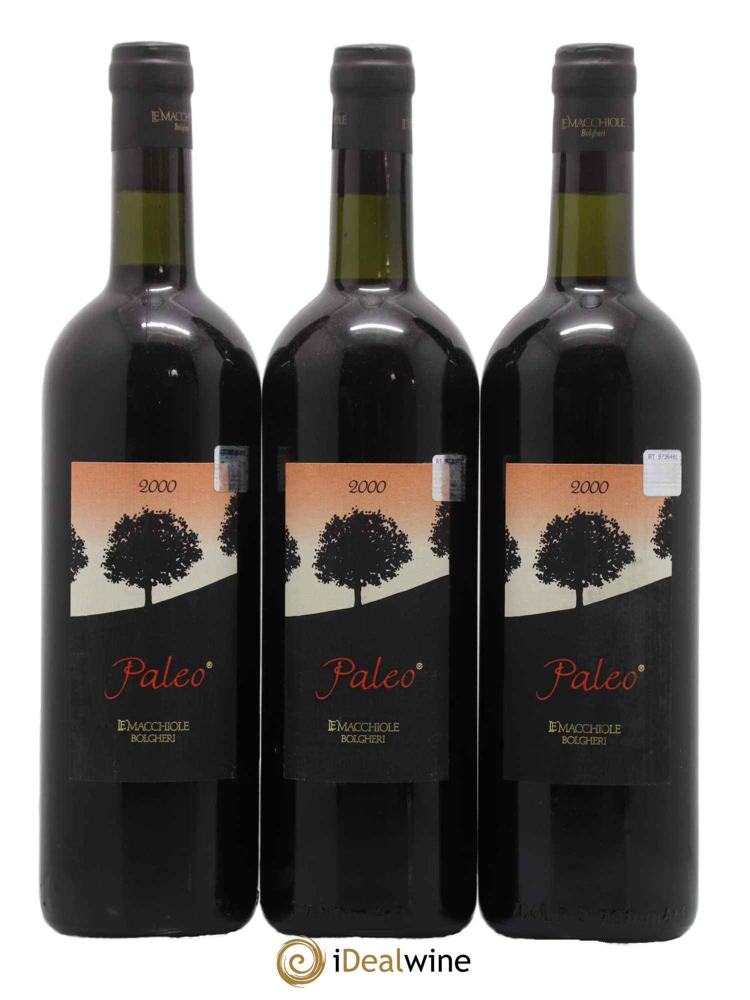 Bolgheri Le Macchiole DOC Paleo 2000 - Lot de 3 bouteilles - 0