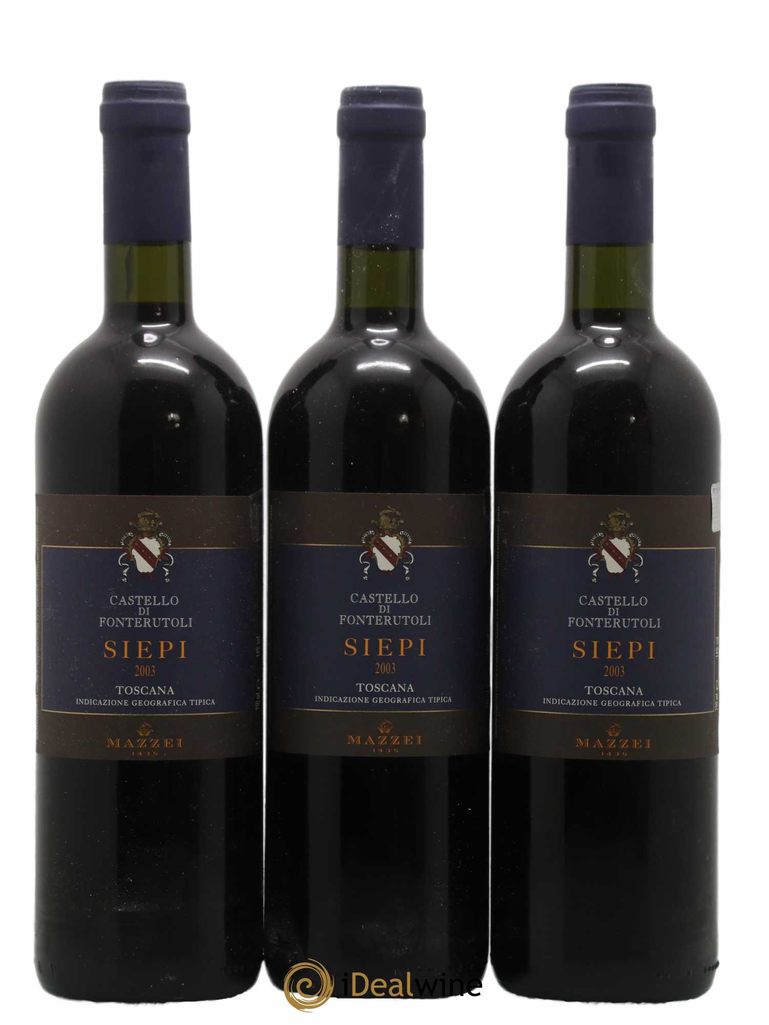 Toscana IGT Castello di Fonterutoli Siepi Mazzei 2003 - Lot de 6 bouteilles - 2