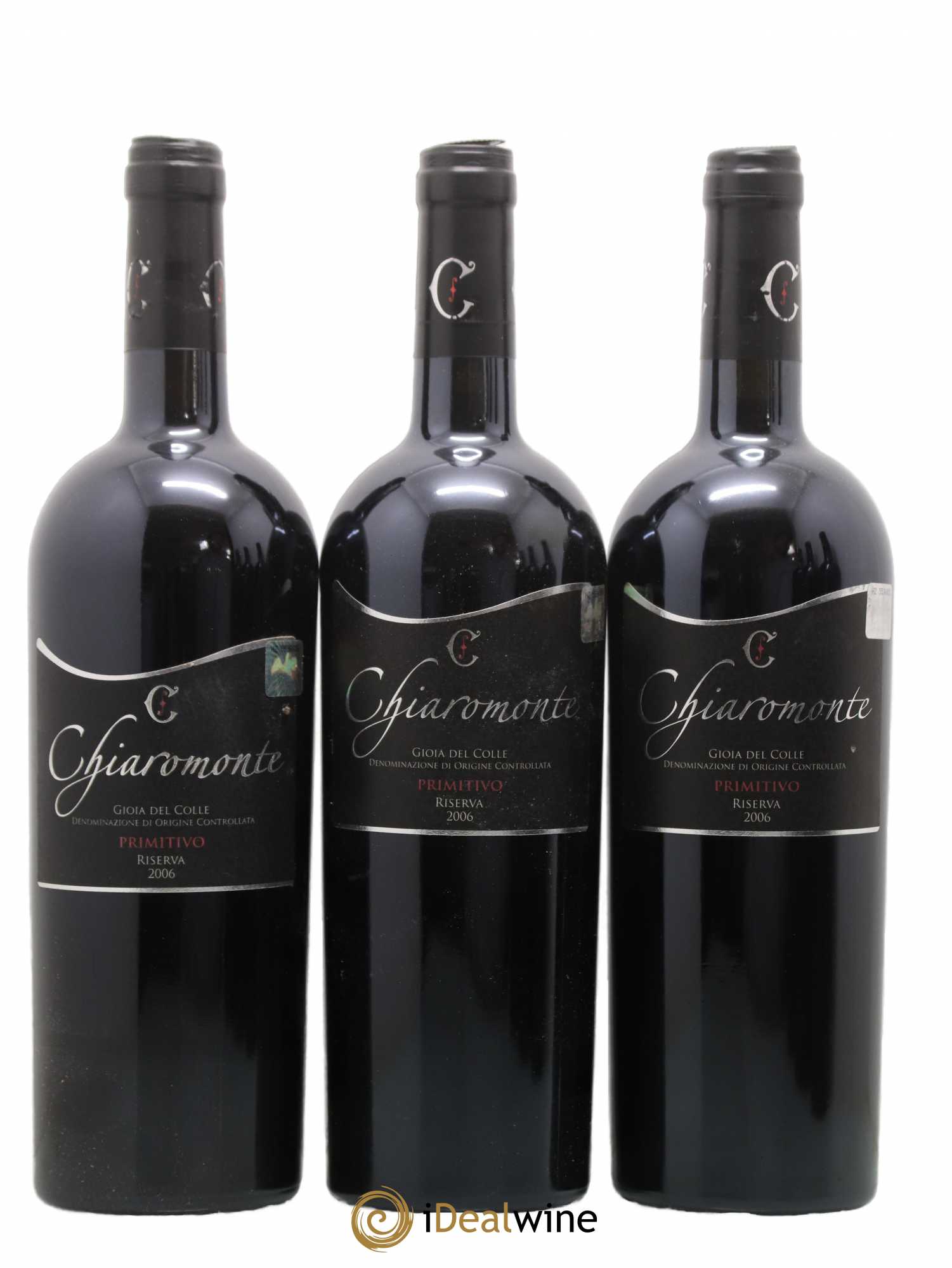 Italie Tenute Chiaromonte Primitivo Gioia del Colle Riserva 2006 - Lot of 6 bottles - 1