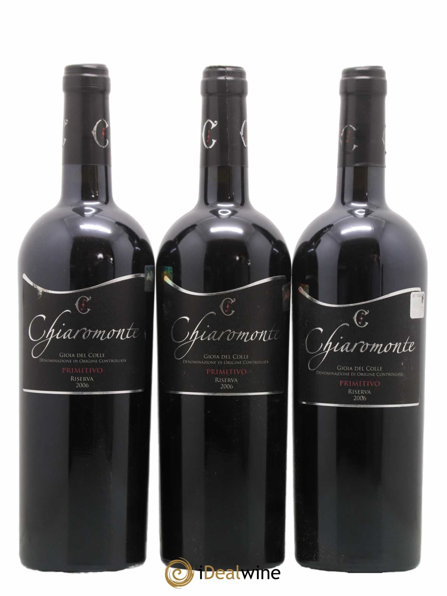 Italie Tenute Chiaromonte Primitivo Gioia del Colle Riserva 2006 - Lot of 6 bottles - 3