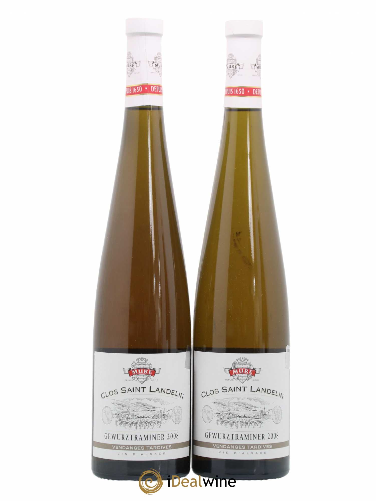 Gewurztraminer Vendanges Tardives Domaine Muré 2008 - Posten von 2 Flaschen - 0