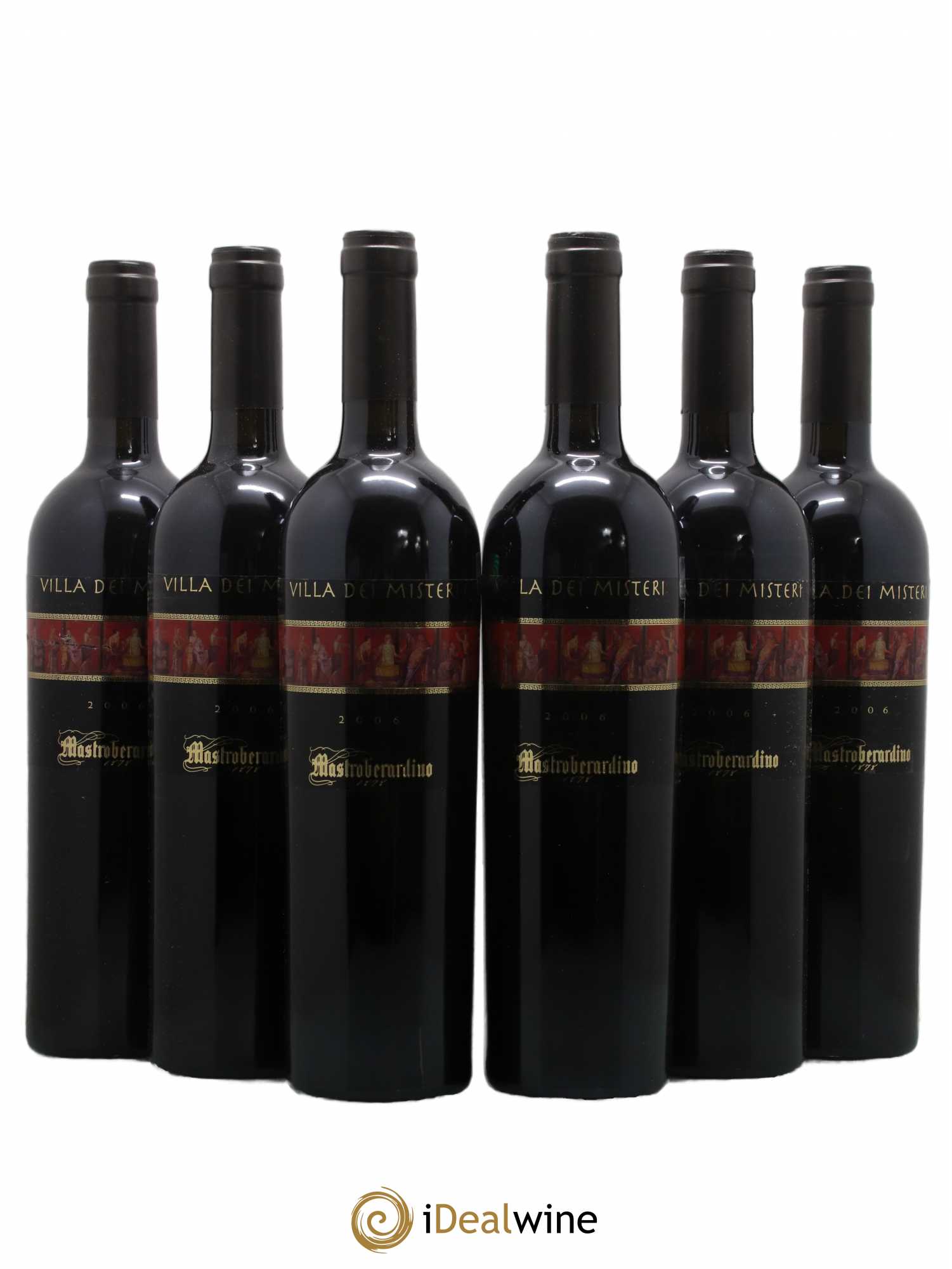 Italie IGT Pompeiano Mastroberardino Villa dei Misteri 2006 - Lot de 6 bouteilles - 0