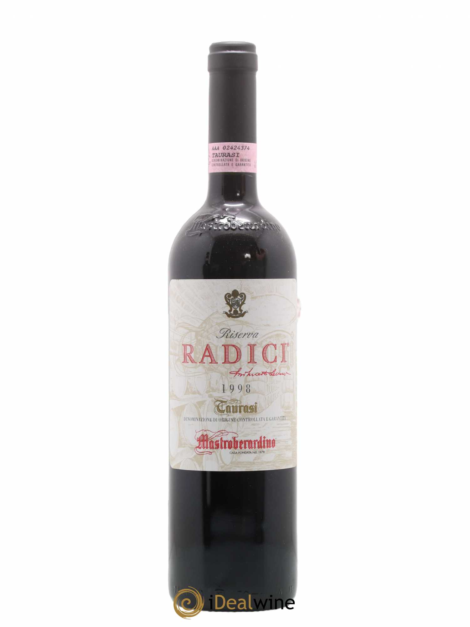 Taurasi DOCG Mastroberardino Radici Riserva 1998 - Lot de 1 bouteille - 0