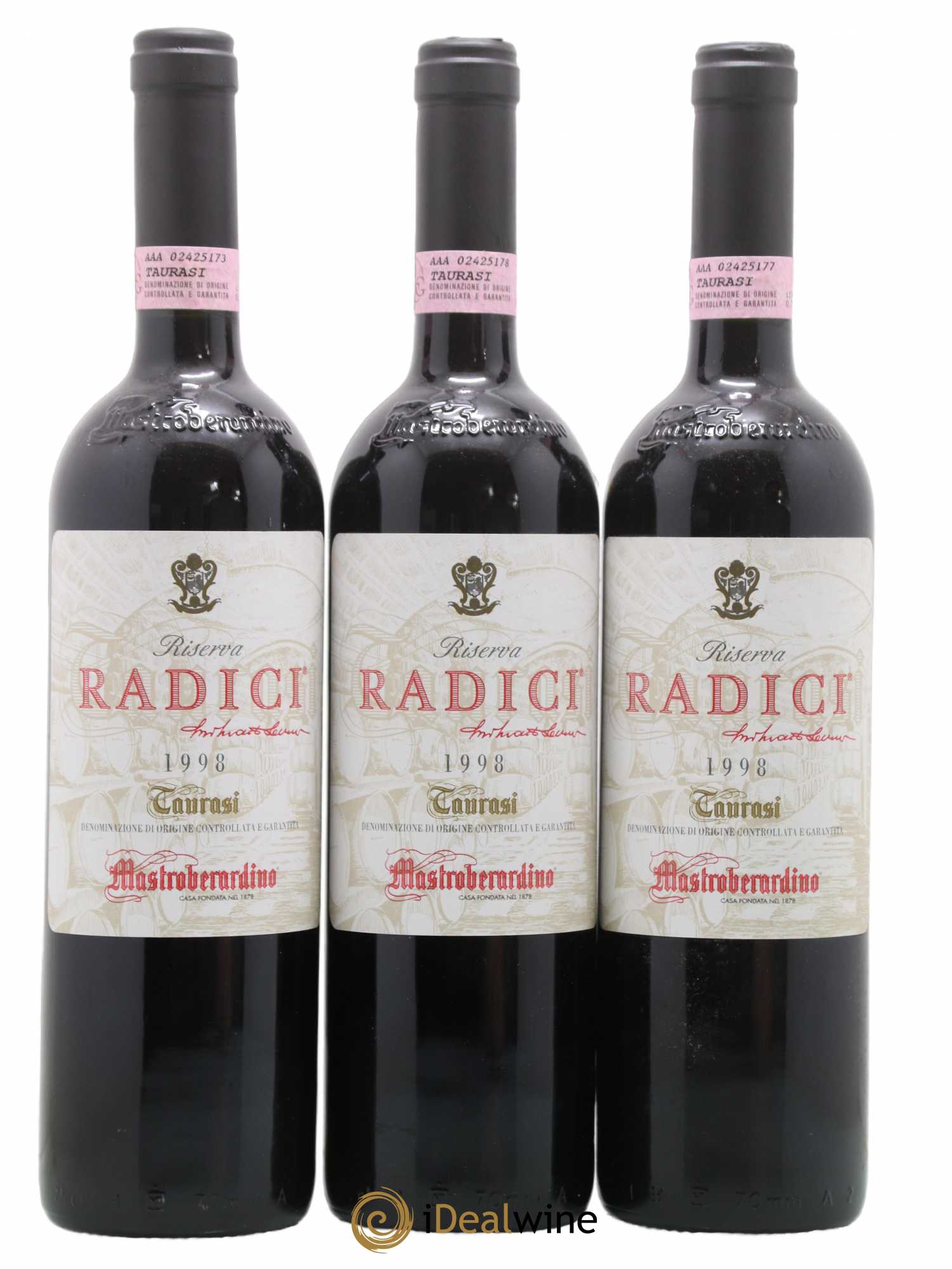 Taurasi DOCG Mastroberardino Radici Riserva 1998 - Lot de 6 bouteilles - 2