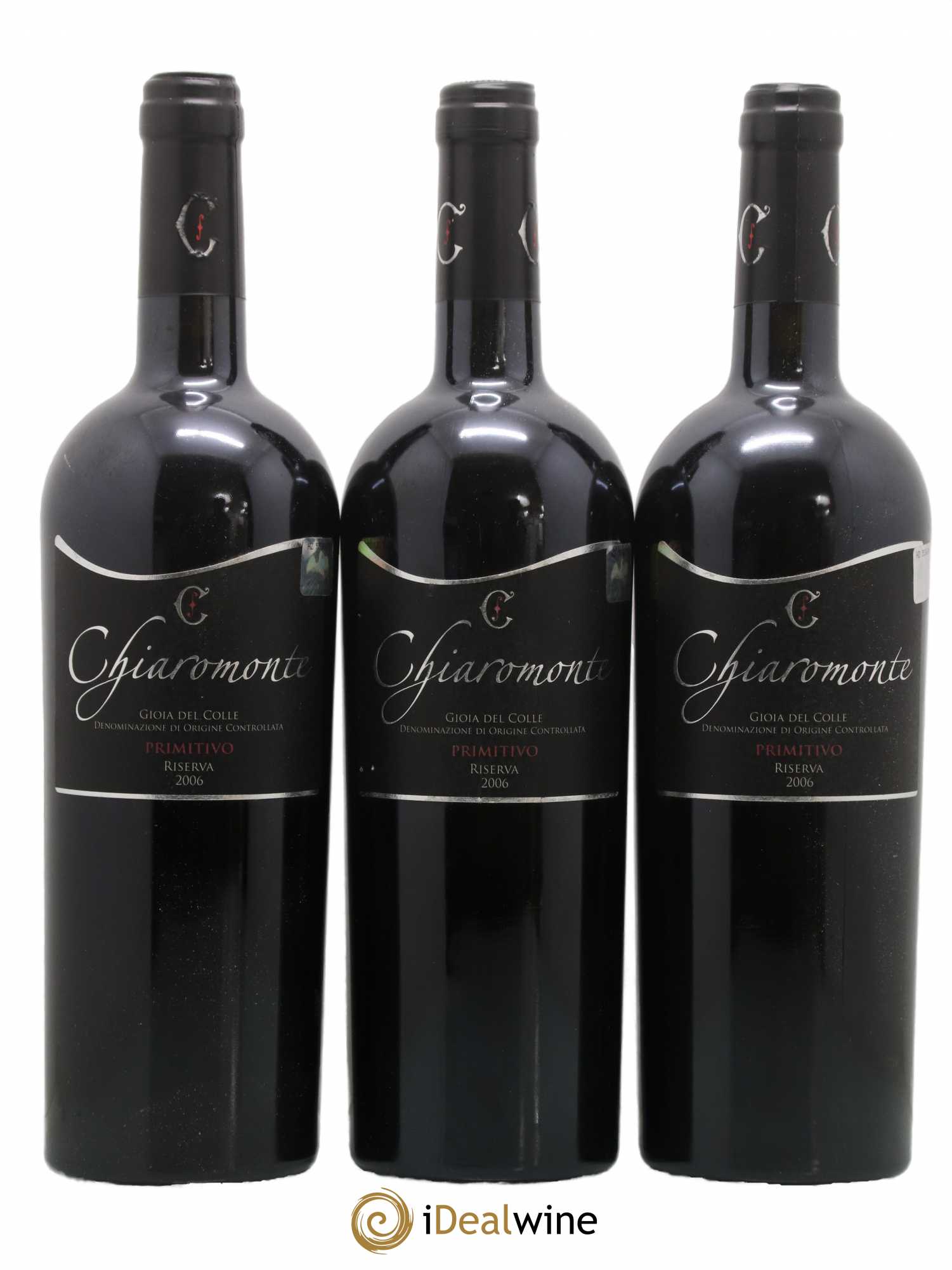 Italie Tenute Chiaromonte Primitivo Gioia del Colle Riserva 2006 - Lot de 3 bouteilles - 0