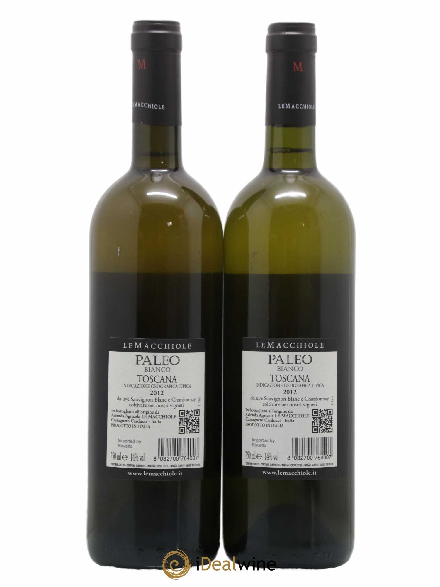 Italie Le Macchiole Paleo 2012 - Lot de 2 bouteilles - 1