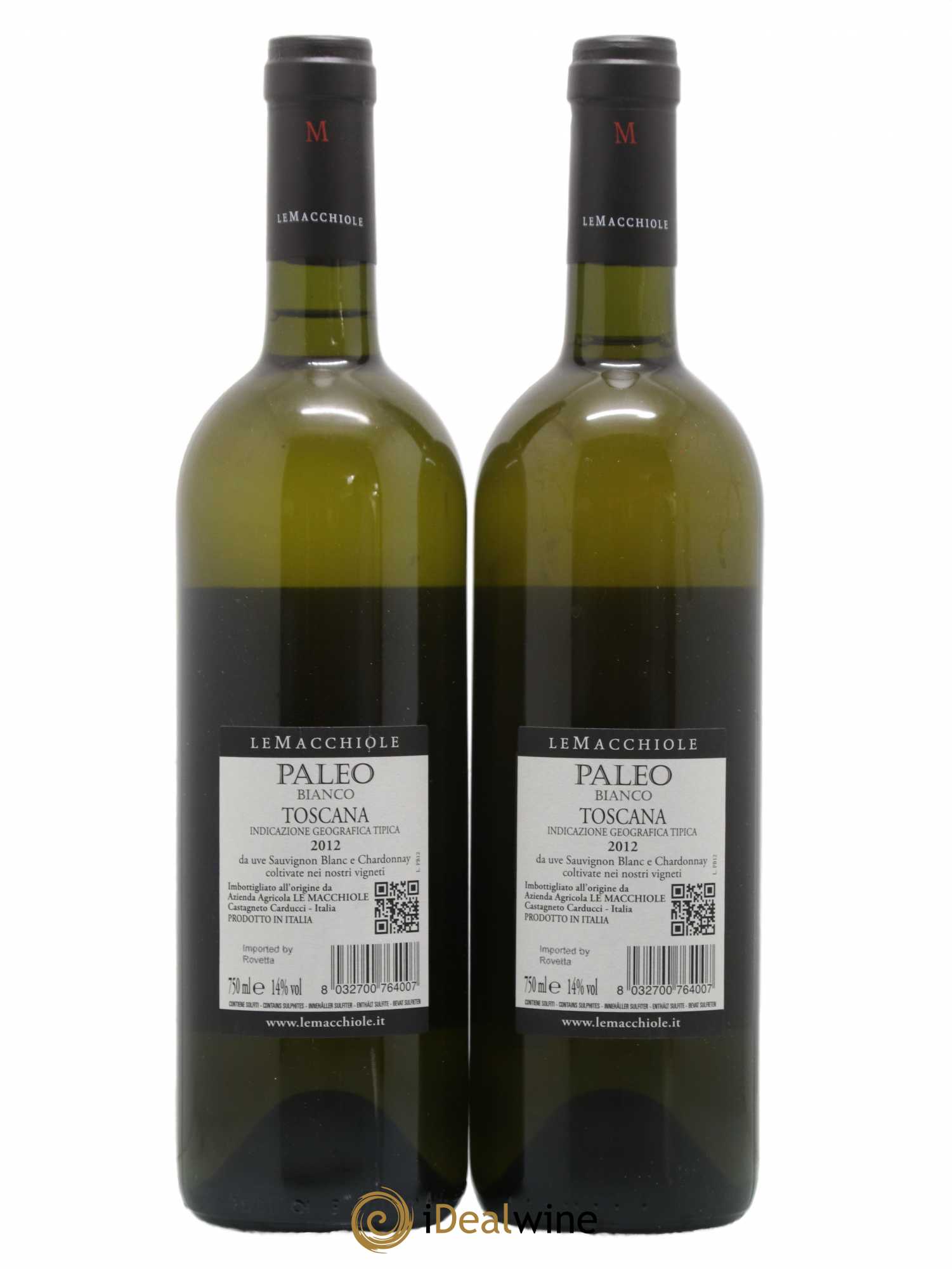 Italie Le Macchiole Paleo 2012 - Lot de 2 bouteilles - 1