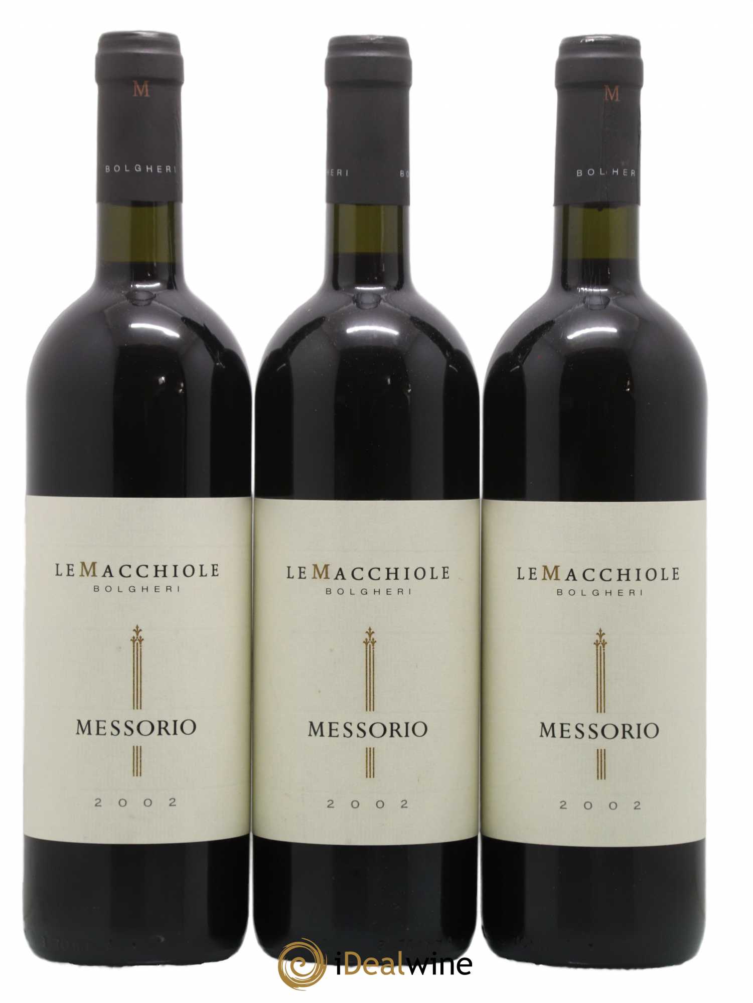 Toscana IGT Le Macchiole Messorio 2002 - Lot de 3 bouteilles - 0