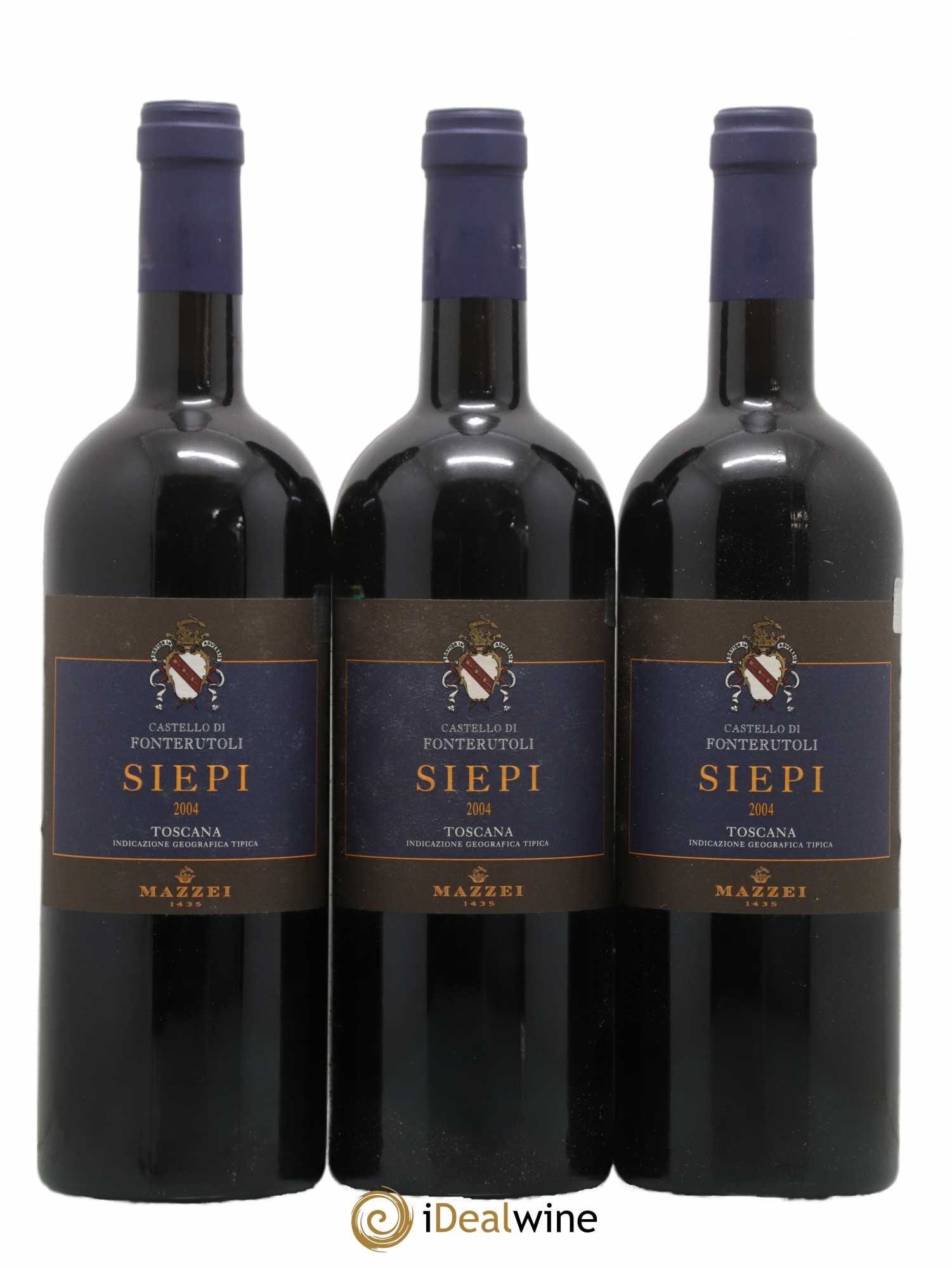 Toscana IGT Castello di Fonterutoli Siepi Mazzei 2004 - Lot de 6 bouteilles - 3