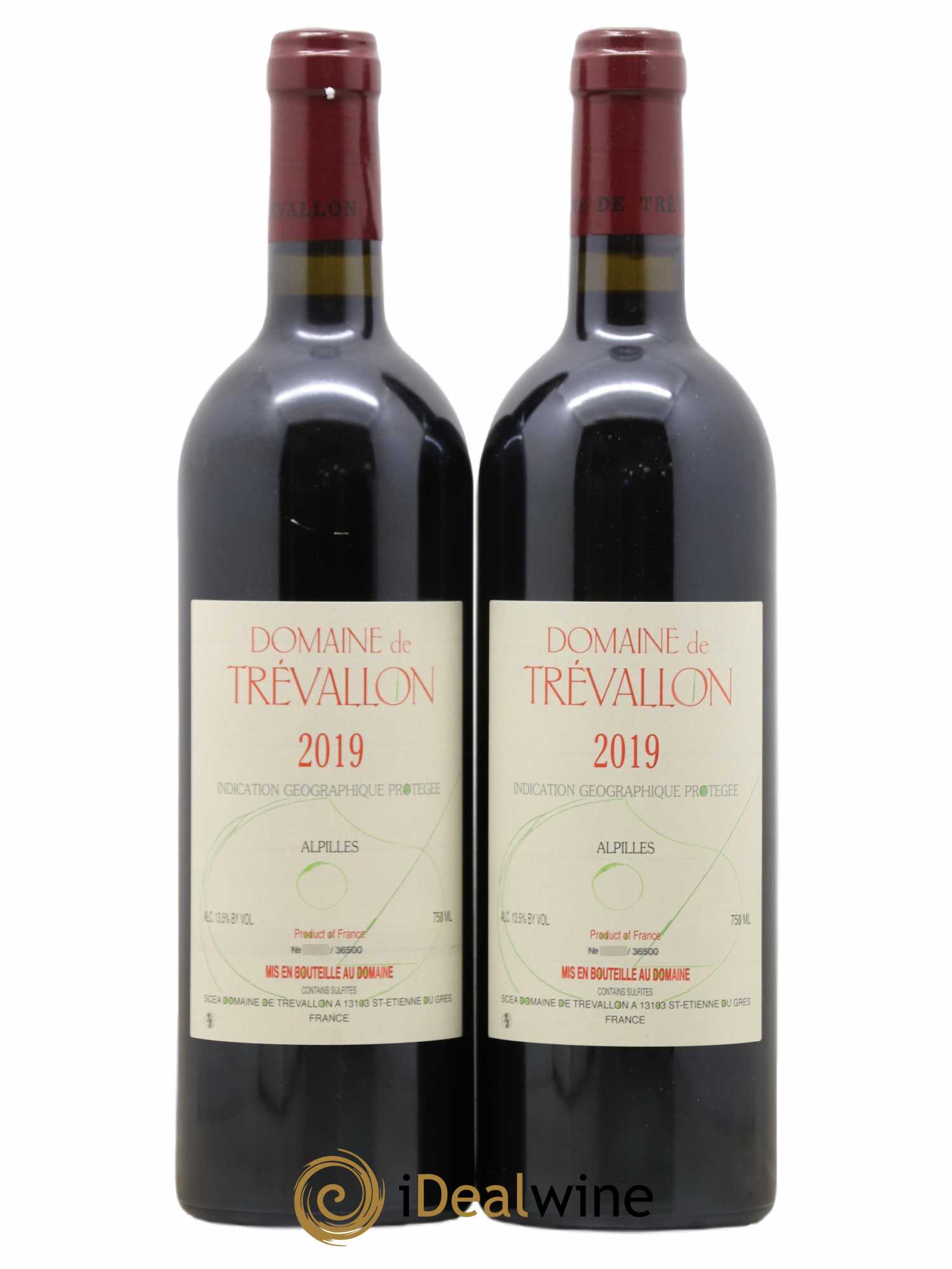 Alpilles Trévallon (Domaine de) Eloi Dürrbach 2019 - Lot de 2 bouteilles - 0