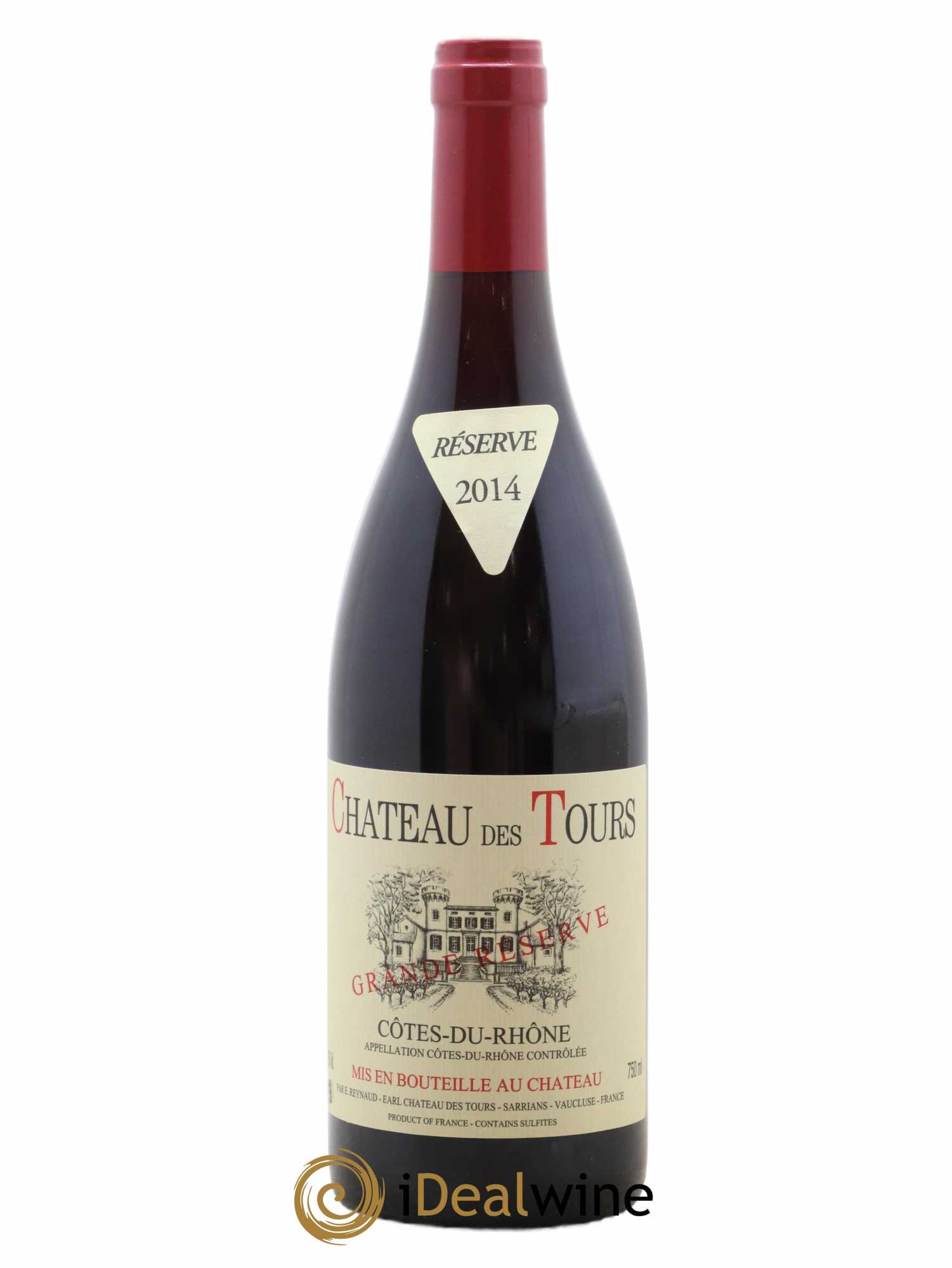 Côtes-du-Rhône Château des Tours Grande Réserve Emmanuel Reynaud 2014 - Lot de 1 bouteille - 0