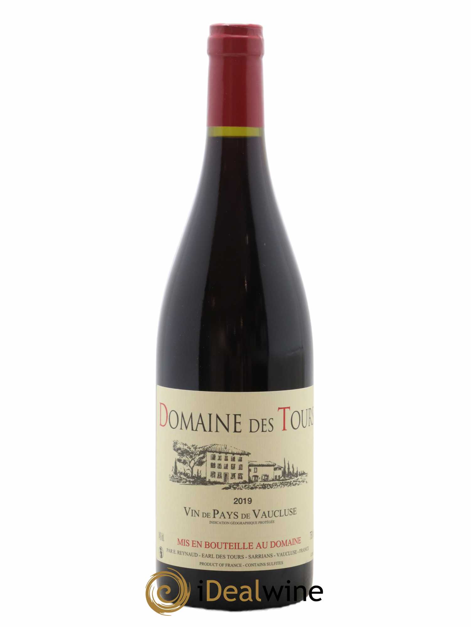 Vaucluse (Vin de Pays de Vaucluse) Domaine des Tours Emmanuel Reynaud 2019 - Lot de 1 bouteille - 0