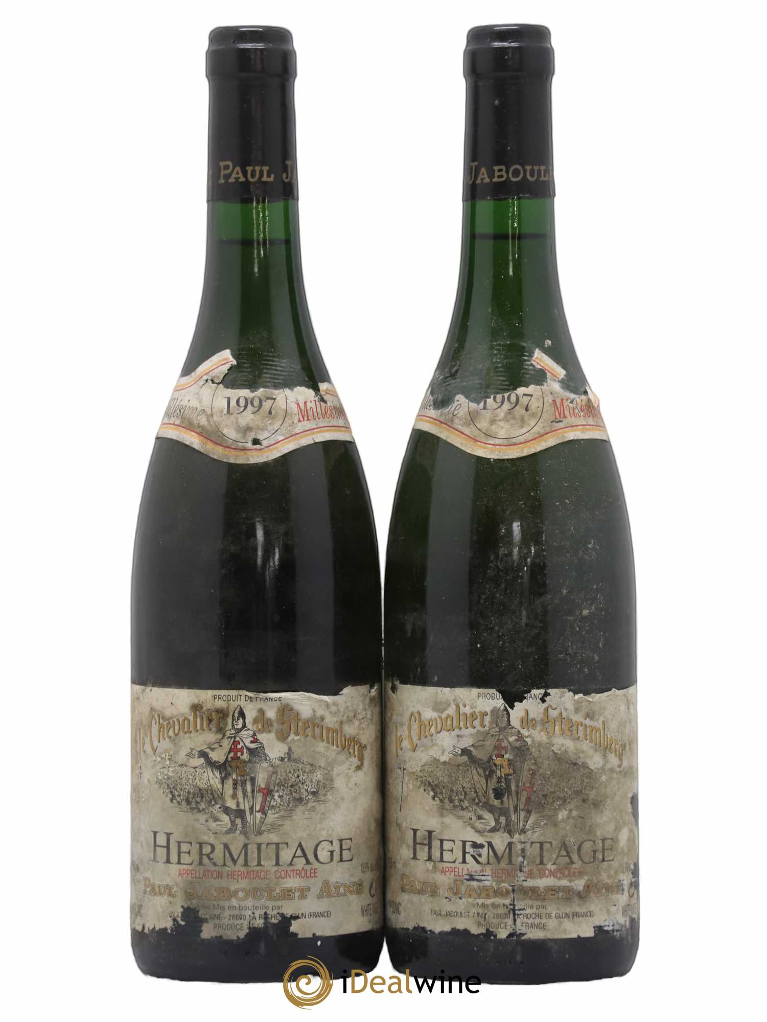 Hermitage Chevalier de Sterimberg Paul Jaboulet Ainé 1997 - Lot de 2 bouteilles - 0