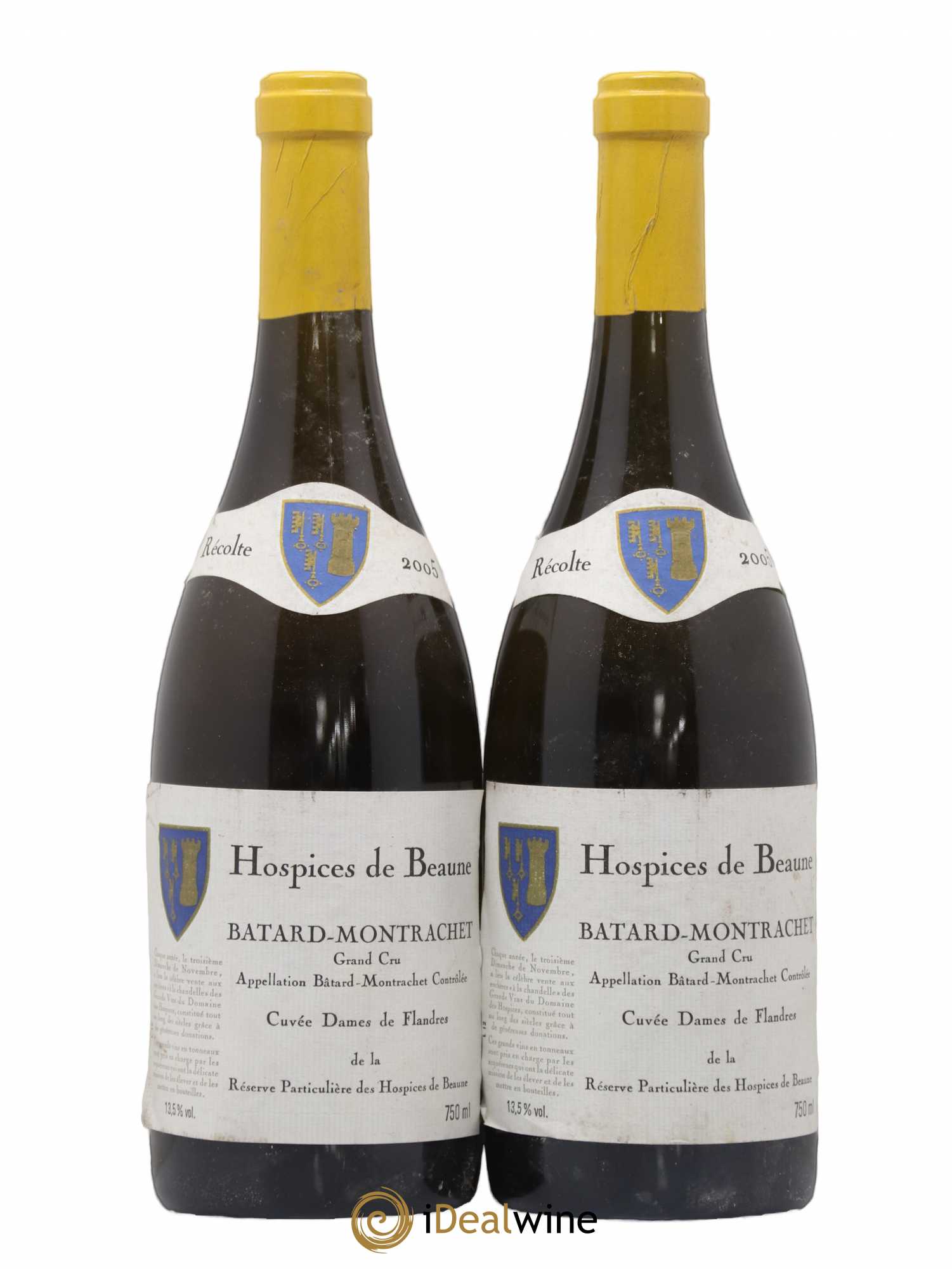 Bâtard-Montrachet Grand Cru Hospices de Beaune Cuvée Dames de Flandres 2005 - Lotto di 2 bottiglie - 0