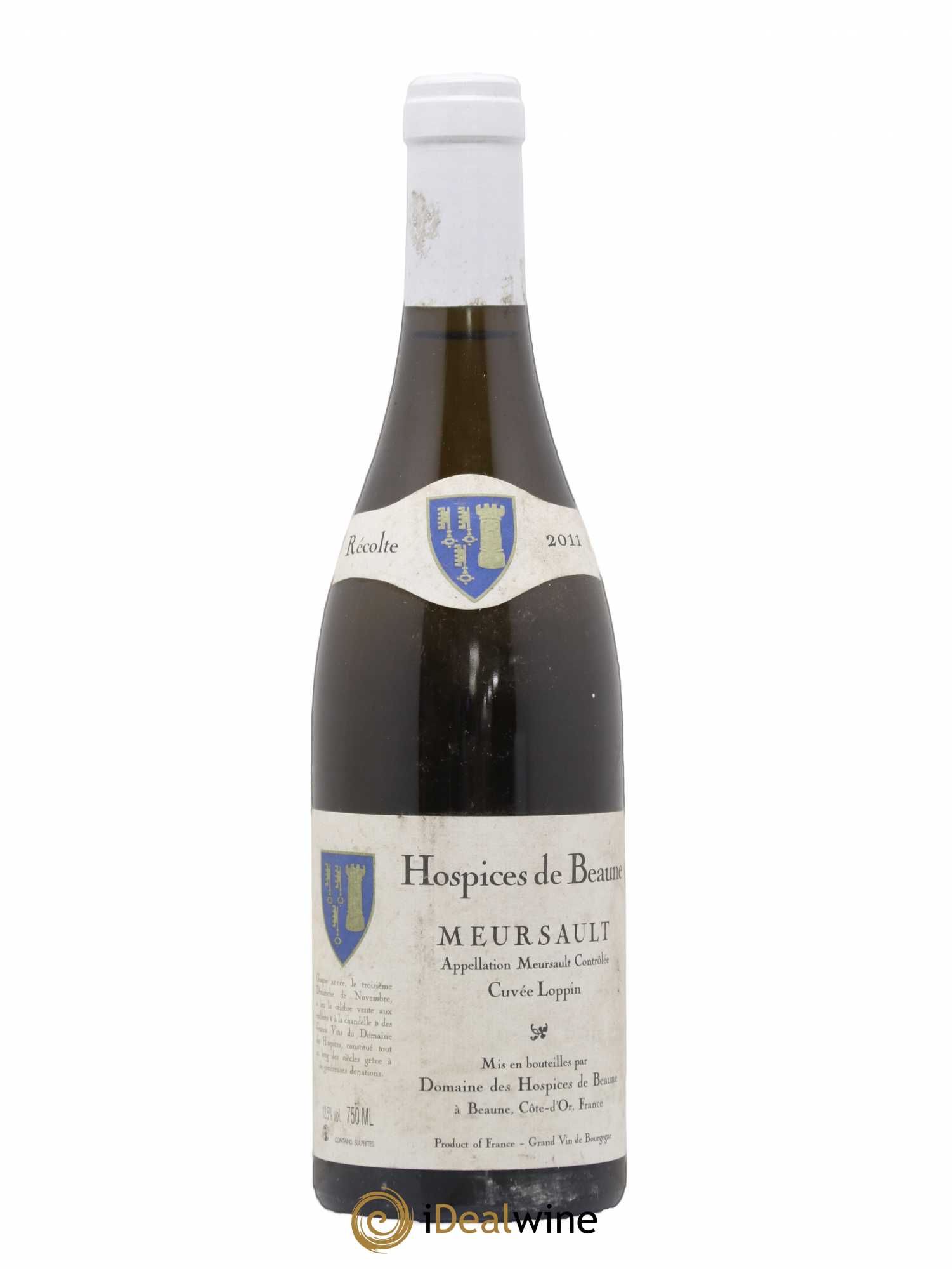 Meursault Cuvée Loppin Hospices de Beaune 2011 - Lot de 1 bouteille - 0