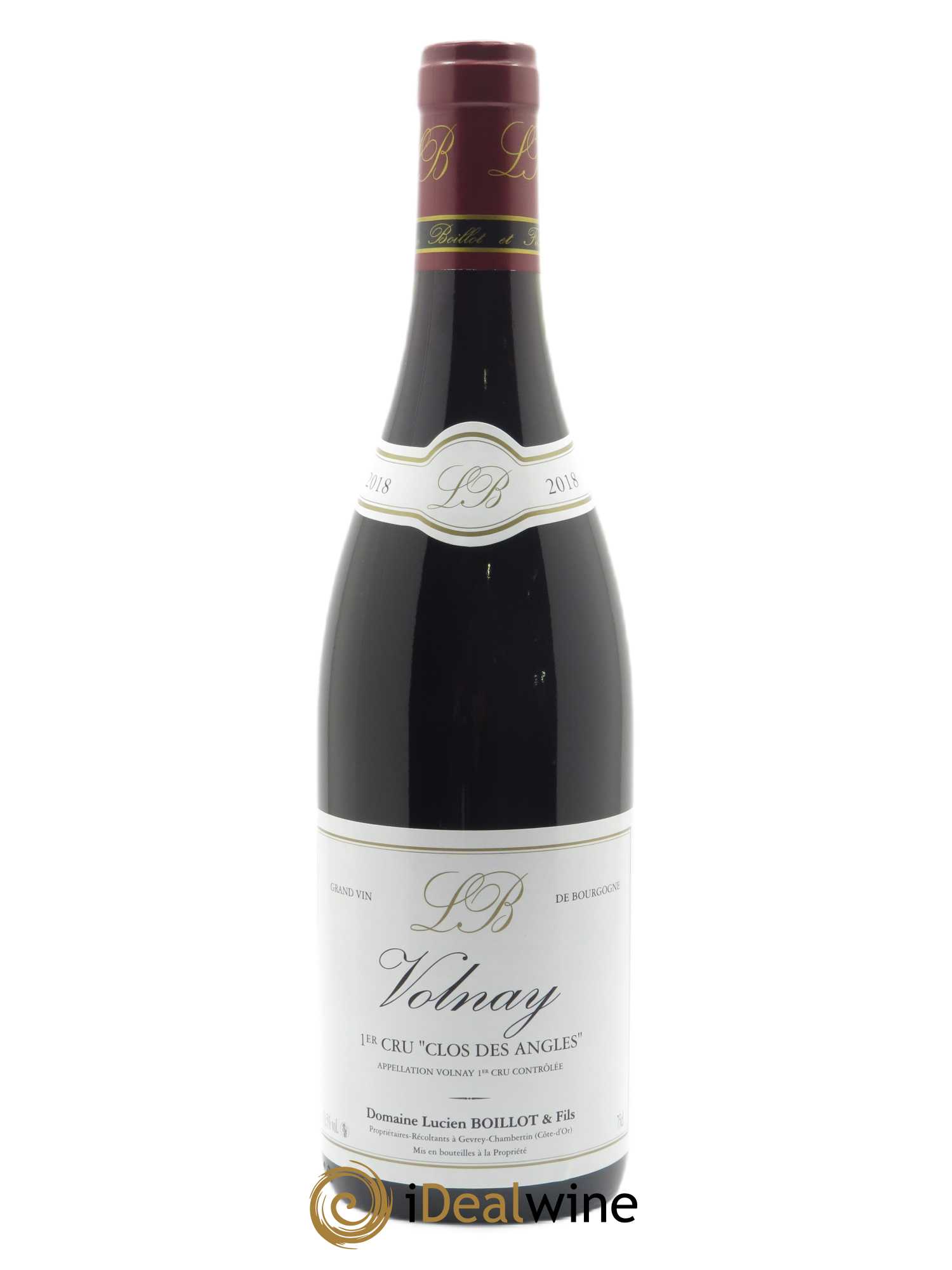 Volnay 1er Cru Clos des Angles Lucien Boillot & Fils (Domaine) 2018 - Lotto di 1 bottiglia - 0