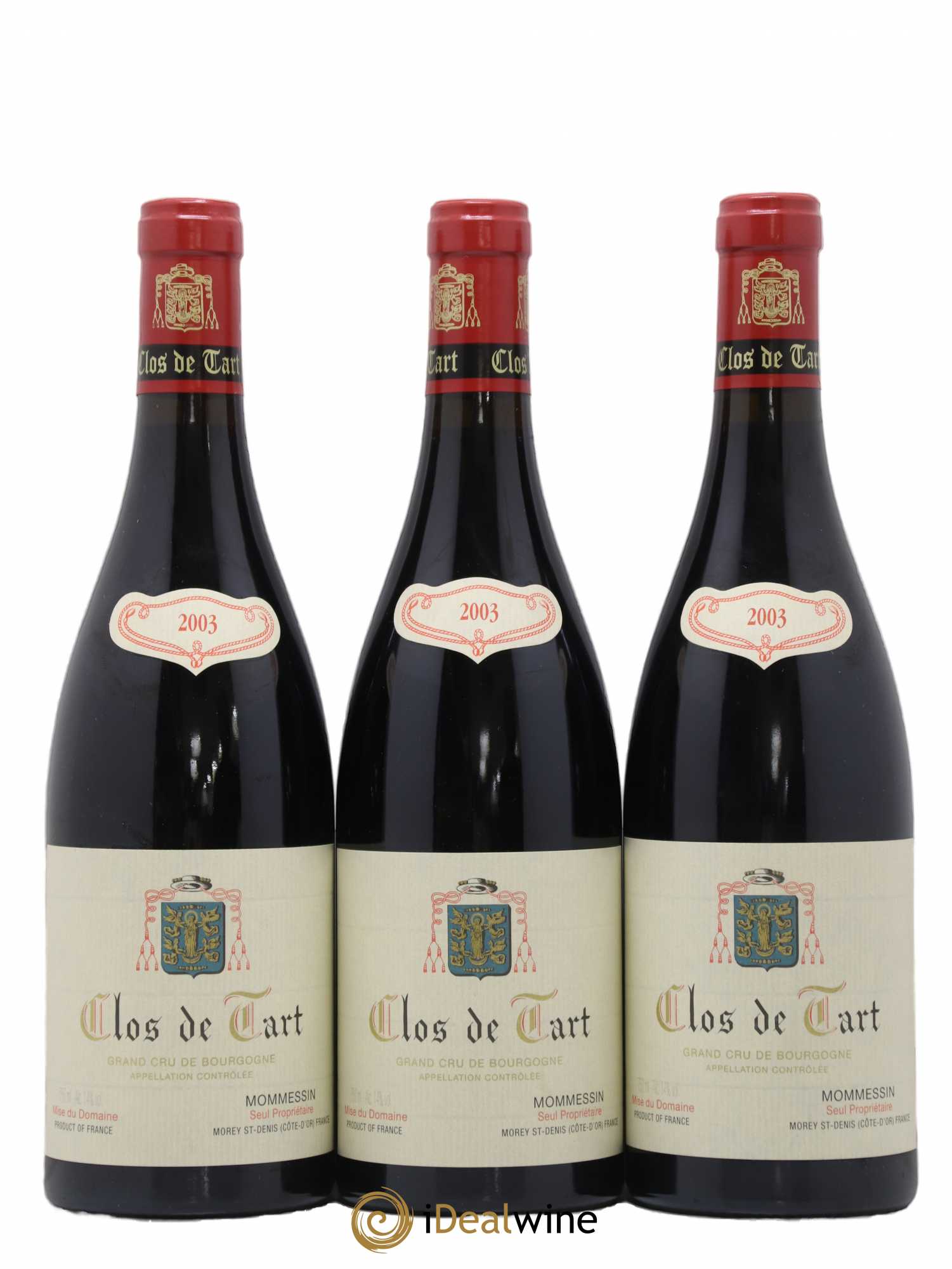 Clos de Tart Grand Cru Clos de Tart 2003 - Lot de 3 bouteilles - 0