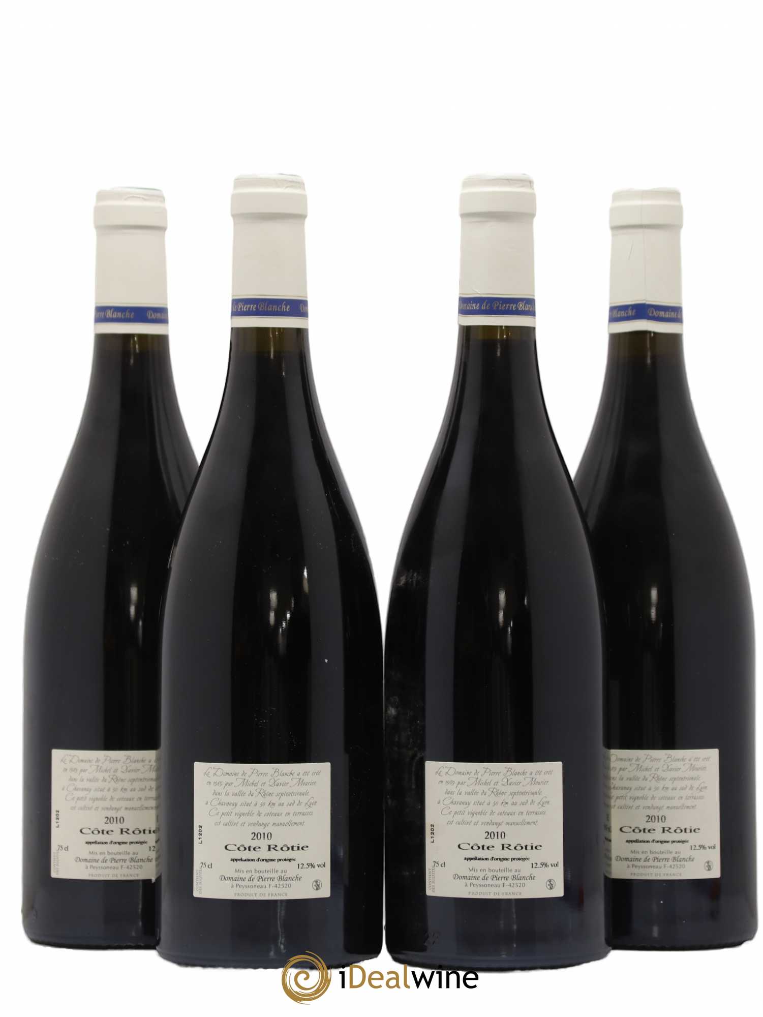 Côte-Rôtie Domaine De Pierre Blanche 2010 - Posten von 4 Flaschen - 1