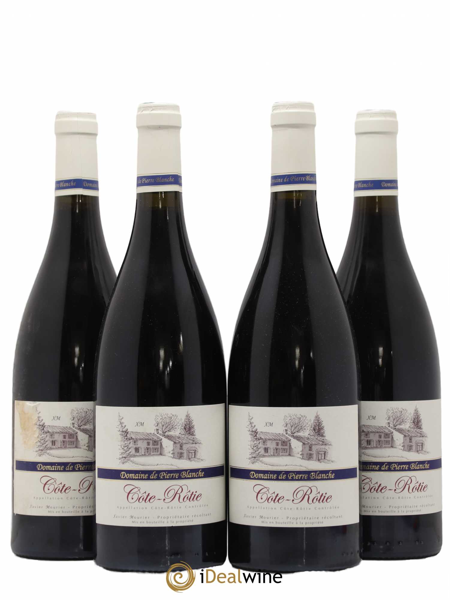 Côte-Rôtie Domaine De Pierre Blanche 2010 - Posten von 4 Flaschen - 0