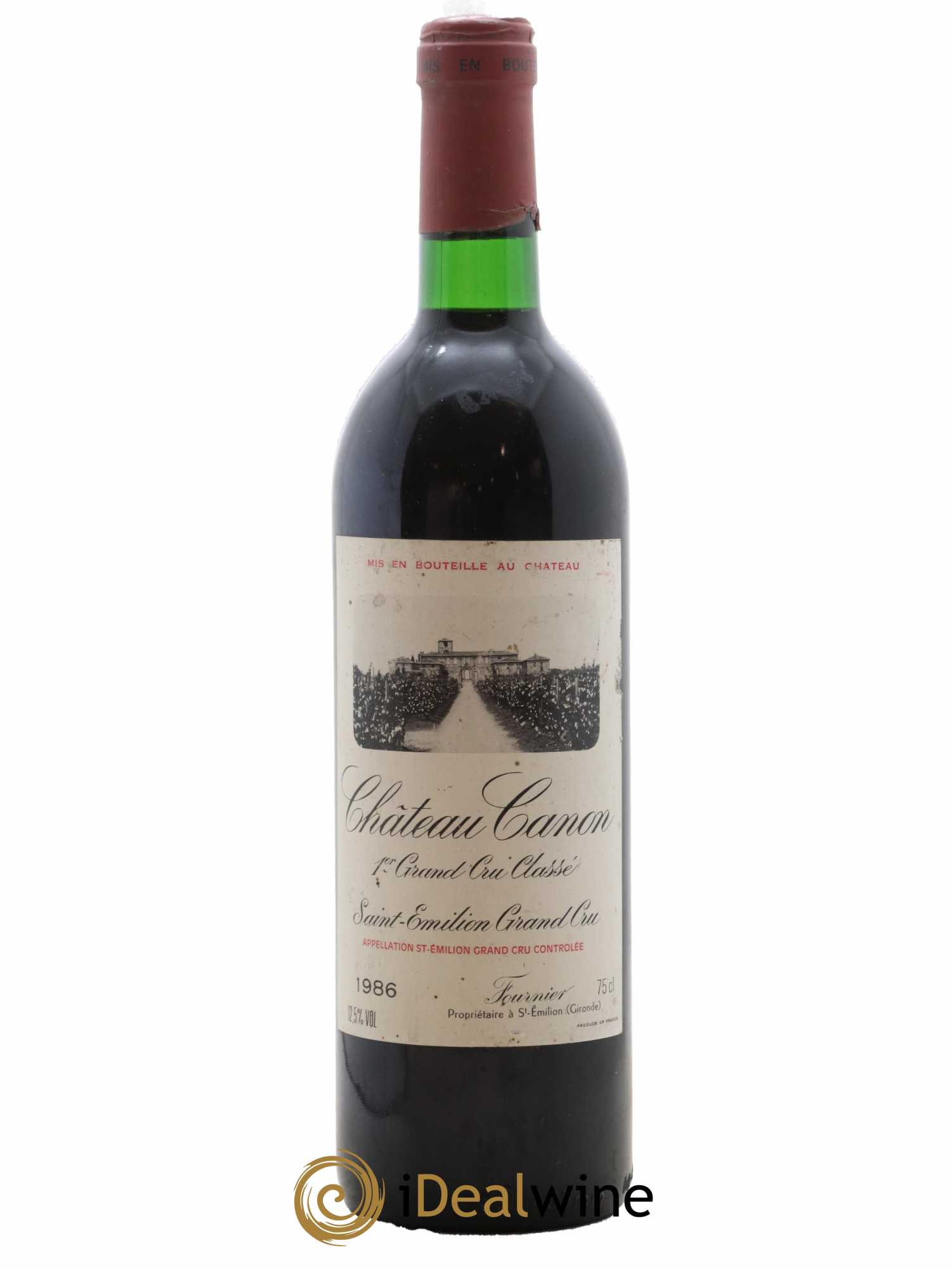 Château Canon 1er Grand Cru Classé B 1986 - Lot de 1 bouteille - 0