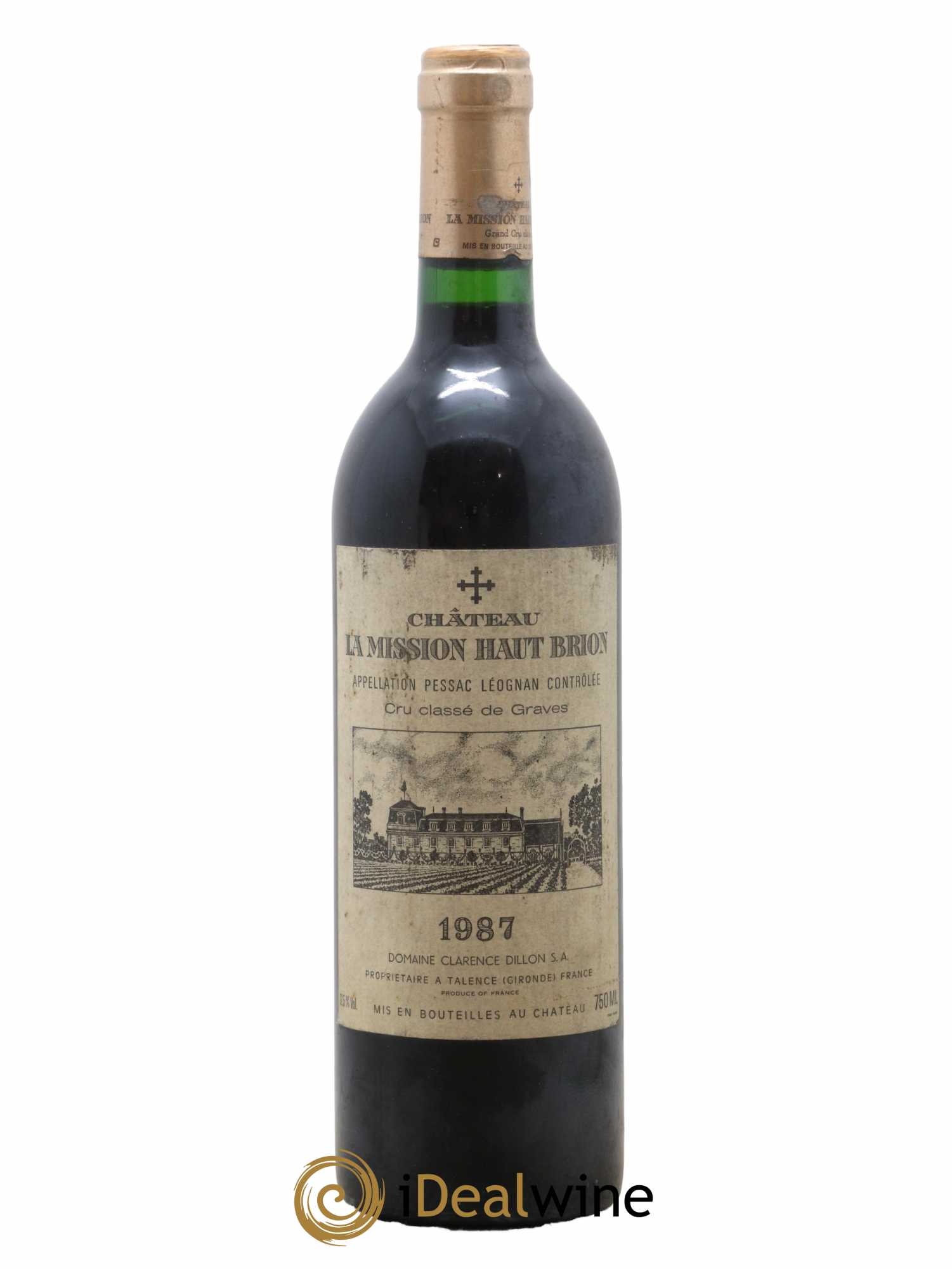 Château la Mission Haut-Brion Cru Classé de Graves 1987 - Lot de 1 bouteille - 0