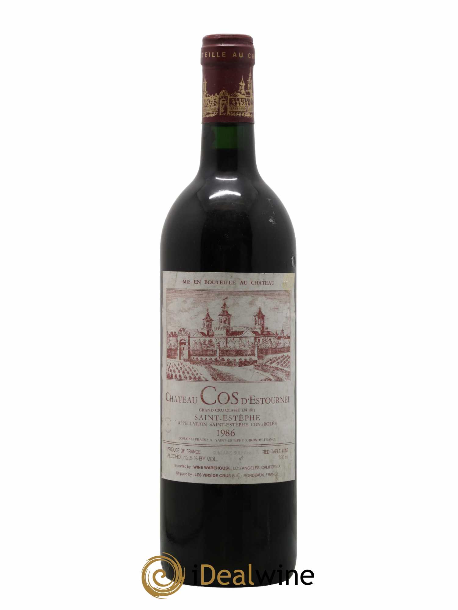 Cos d'Estournel 2ème Grand Cru Classé 1986 - Lot de 1 bouteille - 0