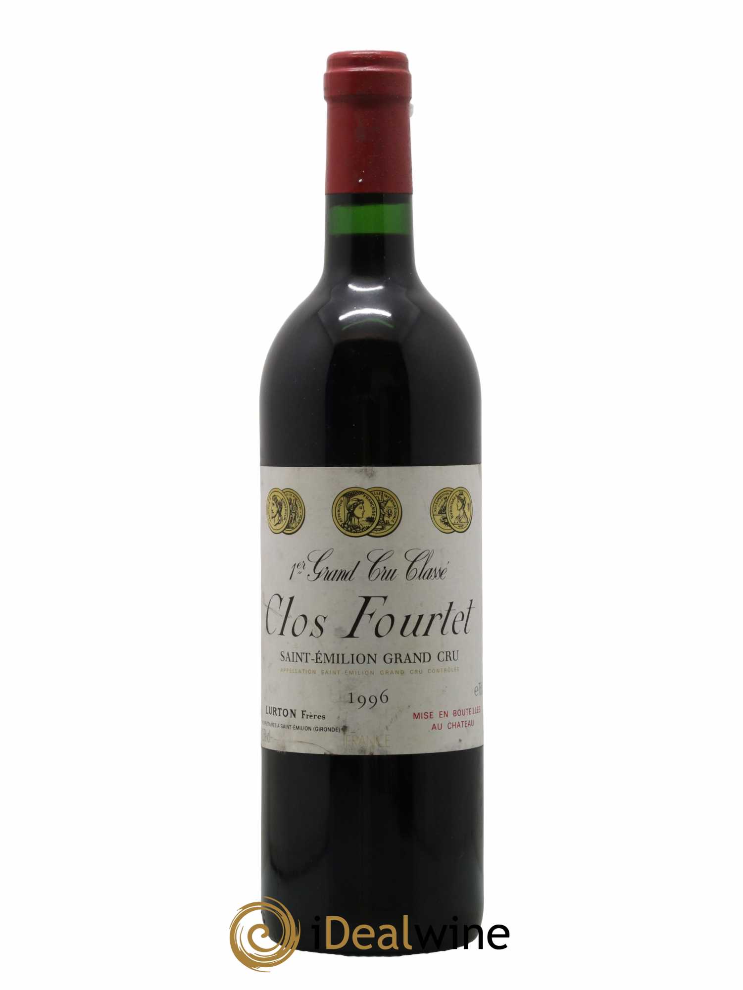 Clos Fourtet 1er Grand Cru Classé B 1996 - Lot de 1 bouteille - 0