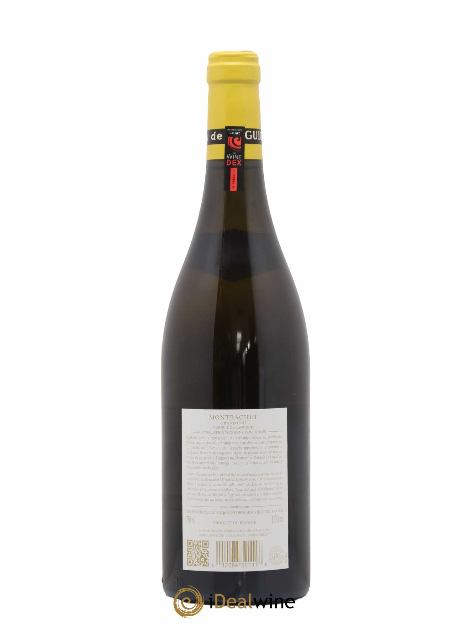 Montrachet Grand Cru Marquis de Laguiche Joseph Drouhin 2015 - Lot de 1 bouteille - 1
