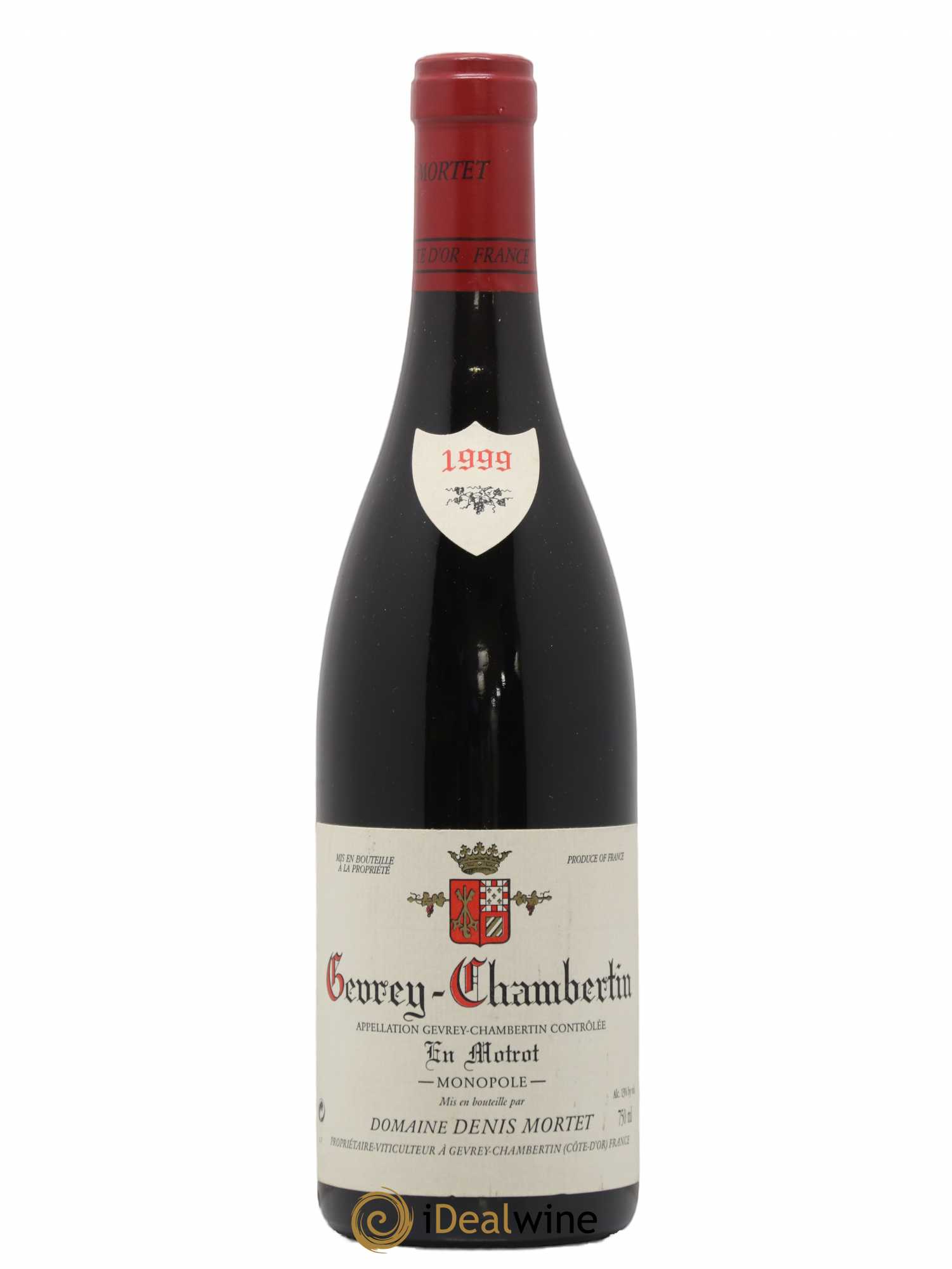 Gevrey-Chambertin En Motrot Denis Mortet (Domaine) 1999 - Lot de 1 bouteille - 0