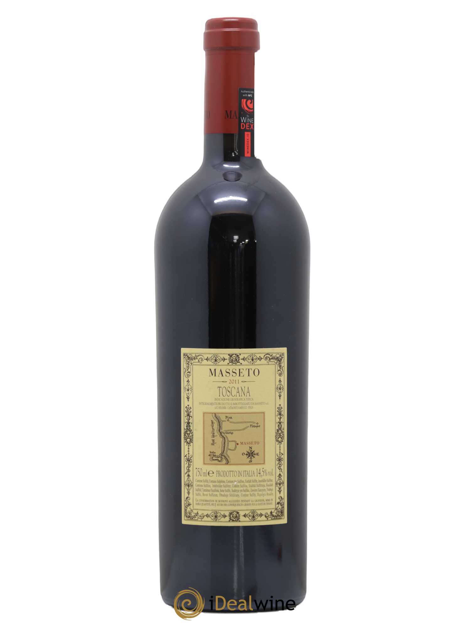 Toscana IGT Tenuta Dell'Ornellaia Masseto Frescobaldi 2011 - Lot de 1 bouteille - 1