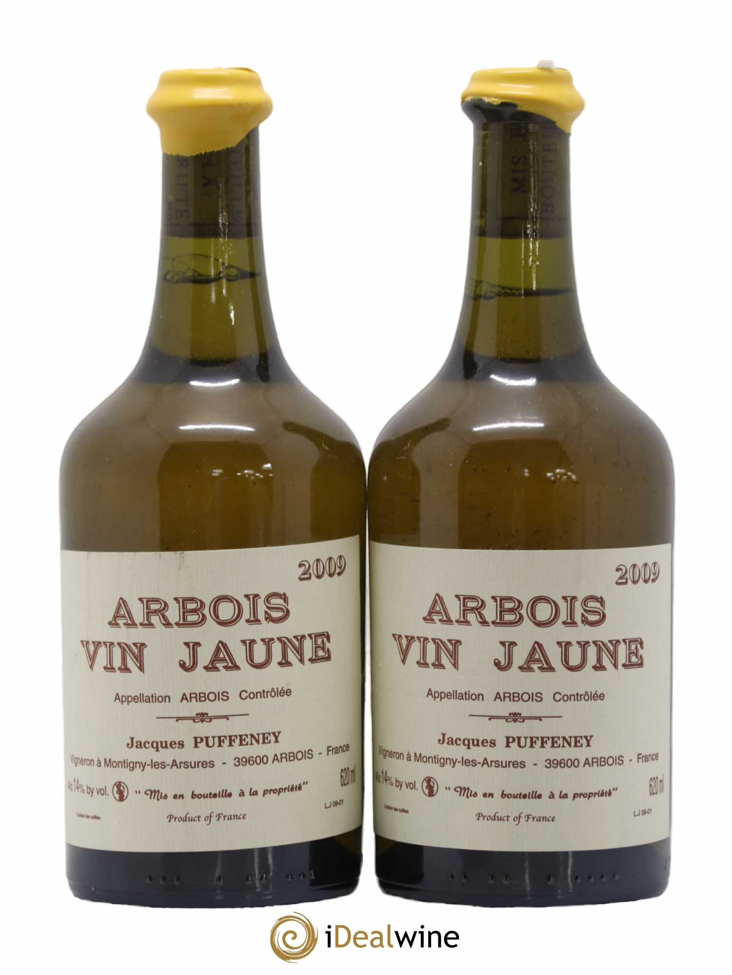 Arbois Vin Jaune Jacques Puffeney 2009 - Lot de 2 bouteilles - 0