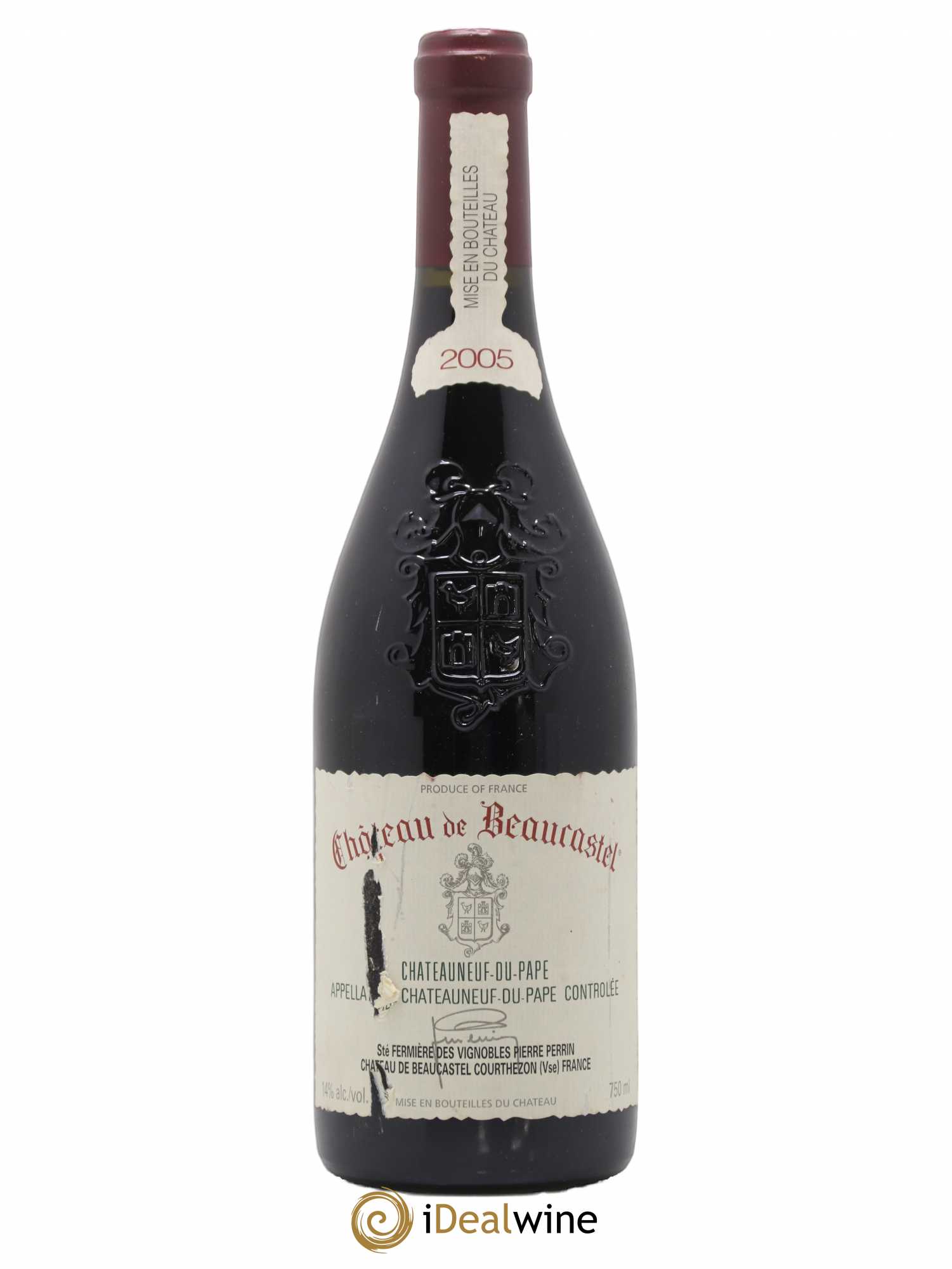 Châteauneuf-du-Pape Château de Beaucastel Famille Perrin 2005 - Lot de 1 bouteille - 0