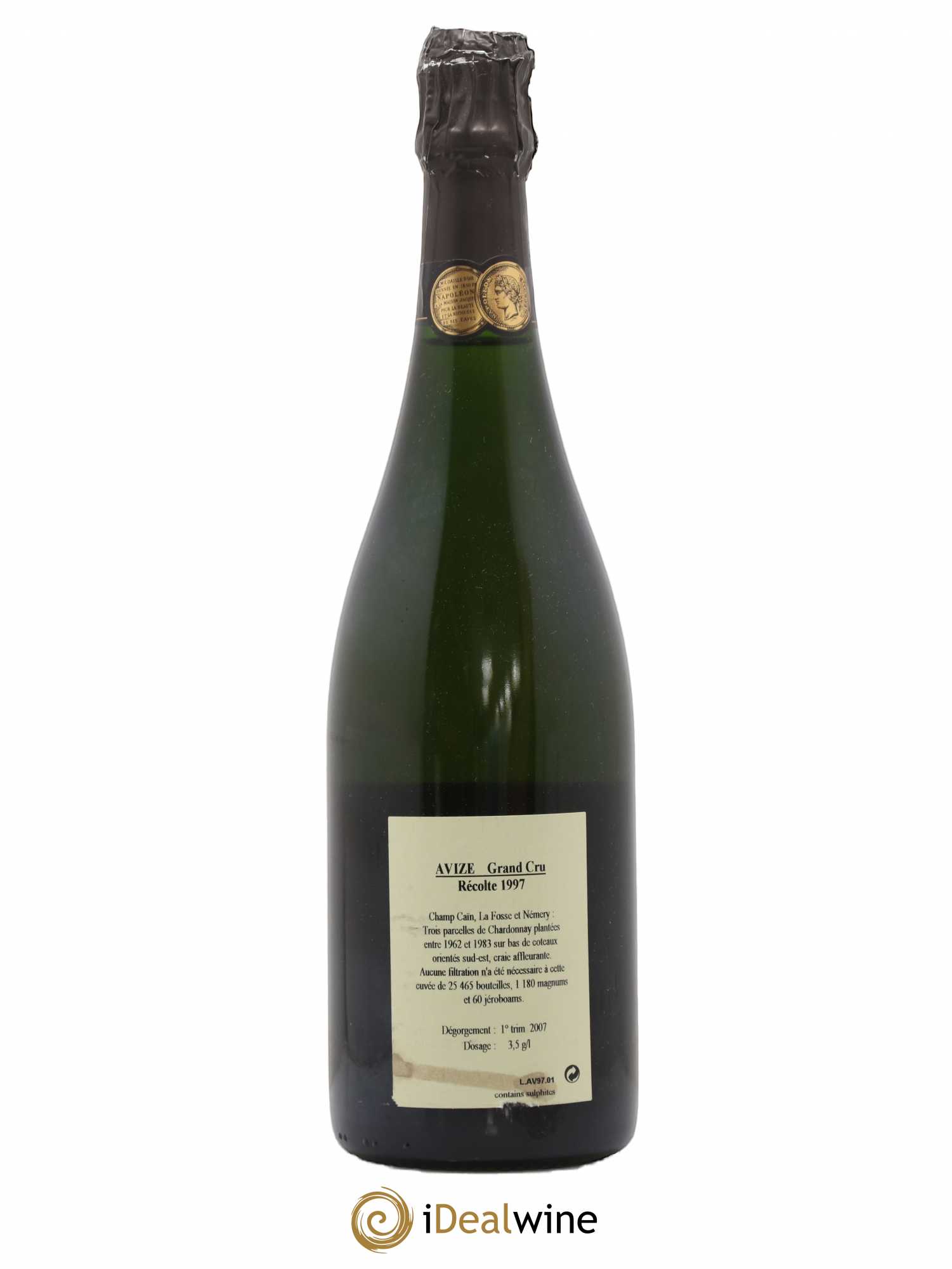 Millésimé Jacquesson Avize Grand Cru 1997 - Lot de 1 bouteille - 1