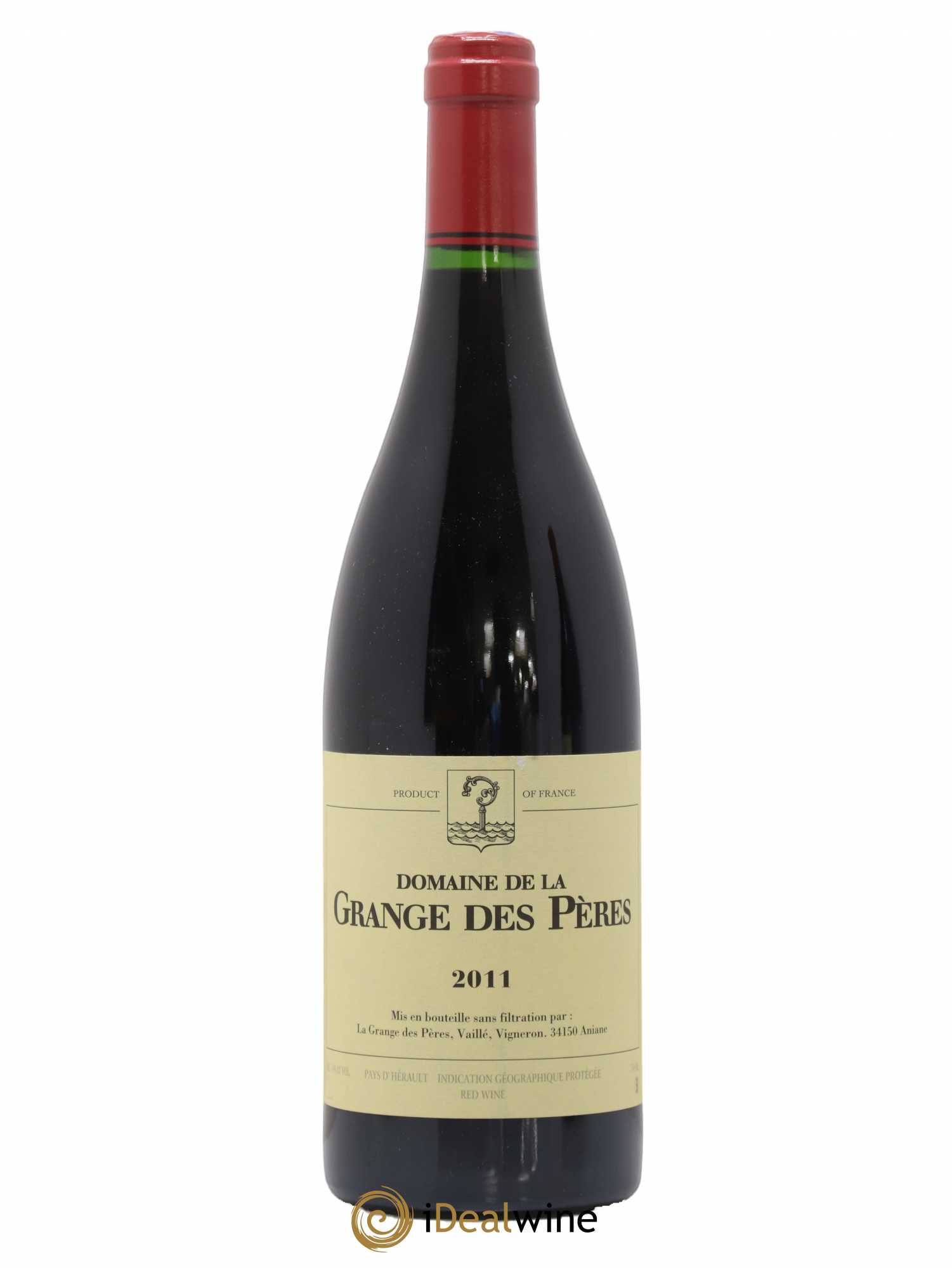 Pays d'Hérault Grange des Pères Laurent Vaillé 2011 - Lot de 1 bouteille - 0