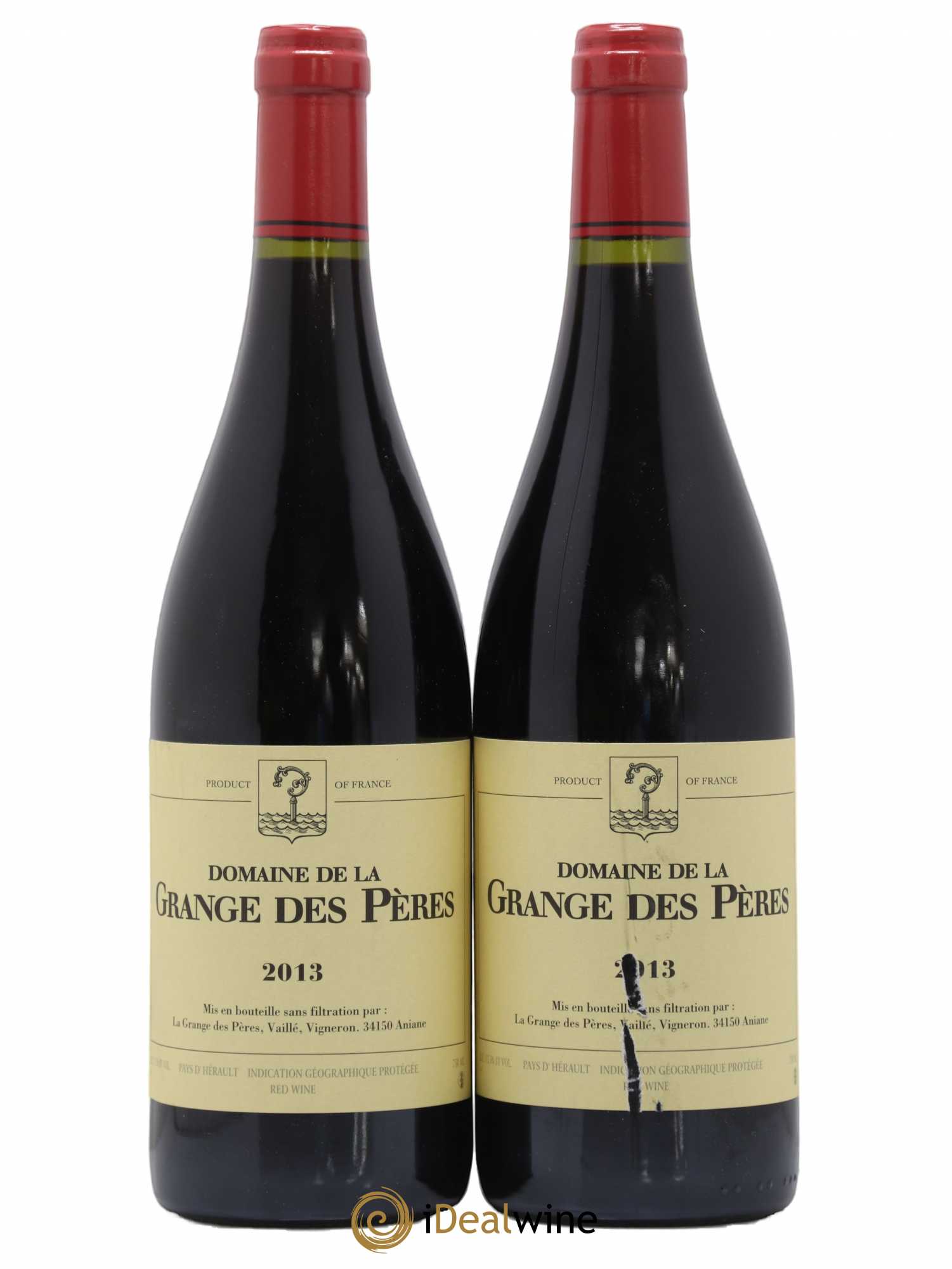 Pays d'Hérault Grange des Pères Laurent Vaillé 2013 - Lot de 2 bouteilles - 0